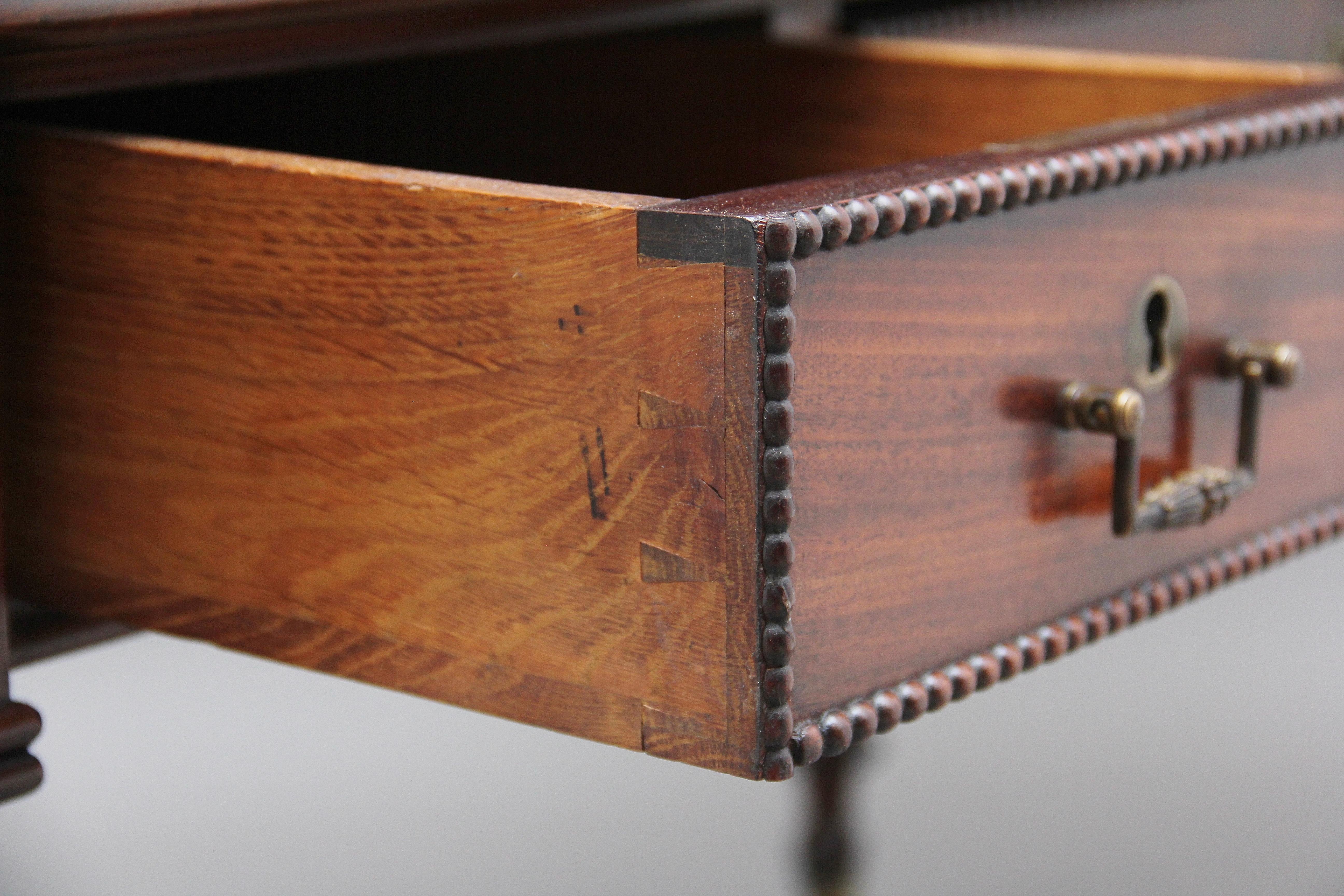 Pair of Early 19th Century Mahogany Library Tables For Sale 7