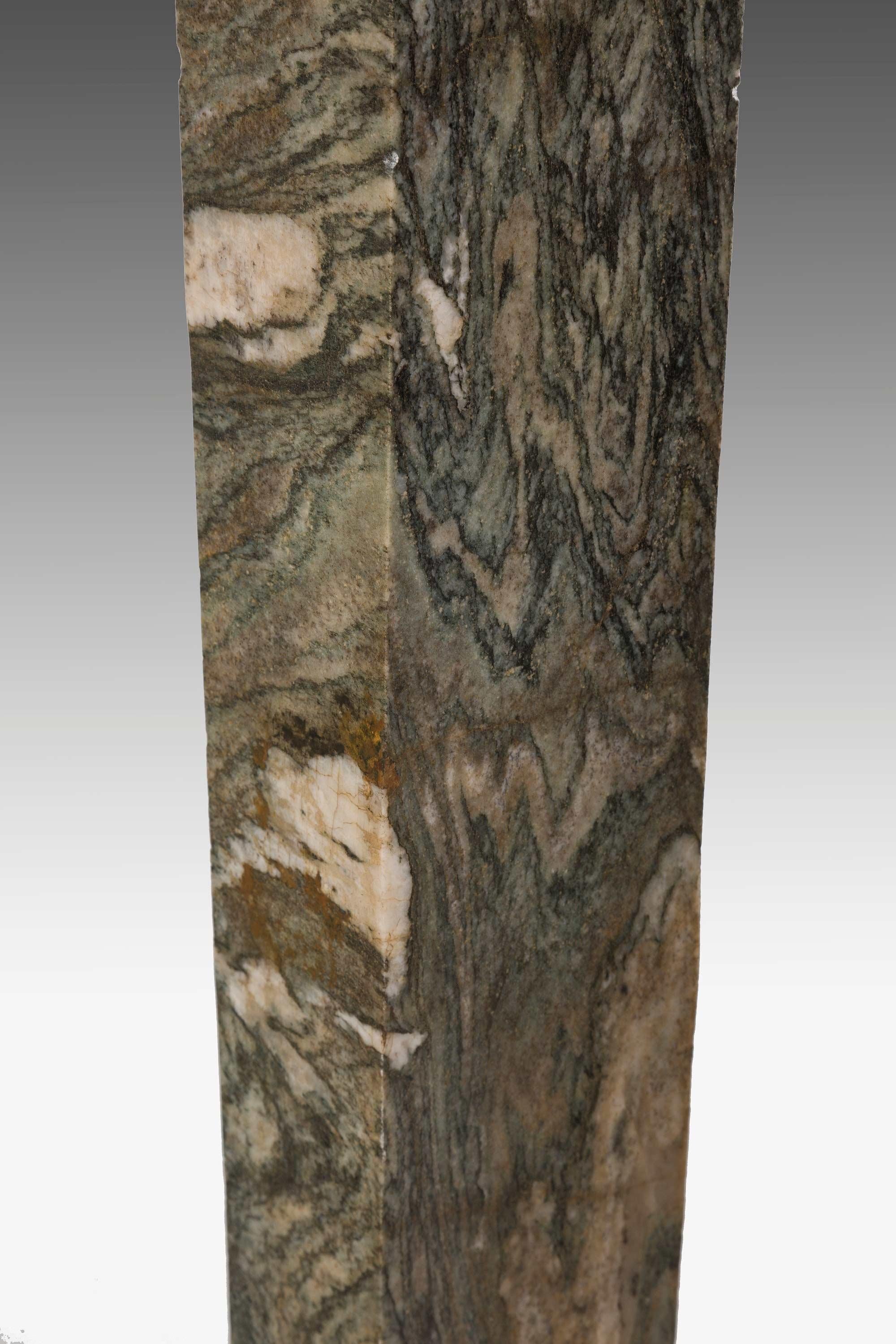 Pair of Early 19th Century Marble Columns For Sale 3