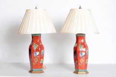 Pair of Early 19th Century Porcelain Chinese Vases as Lamps