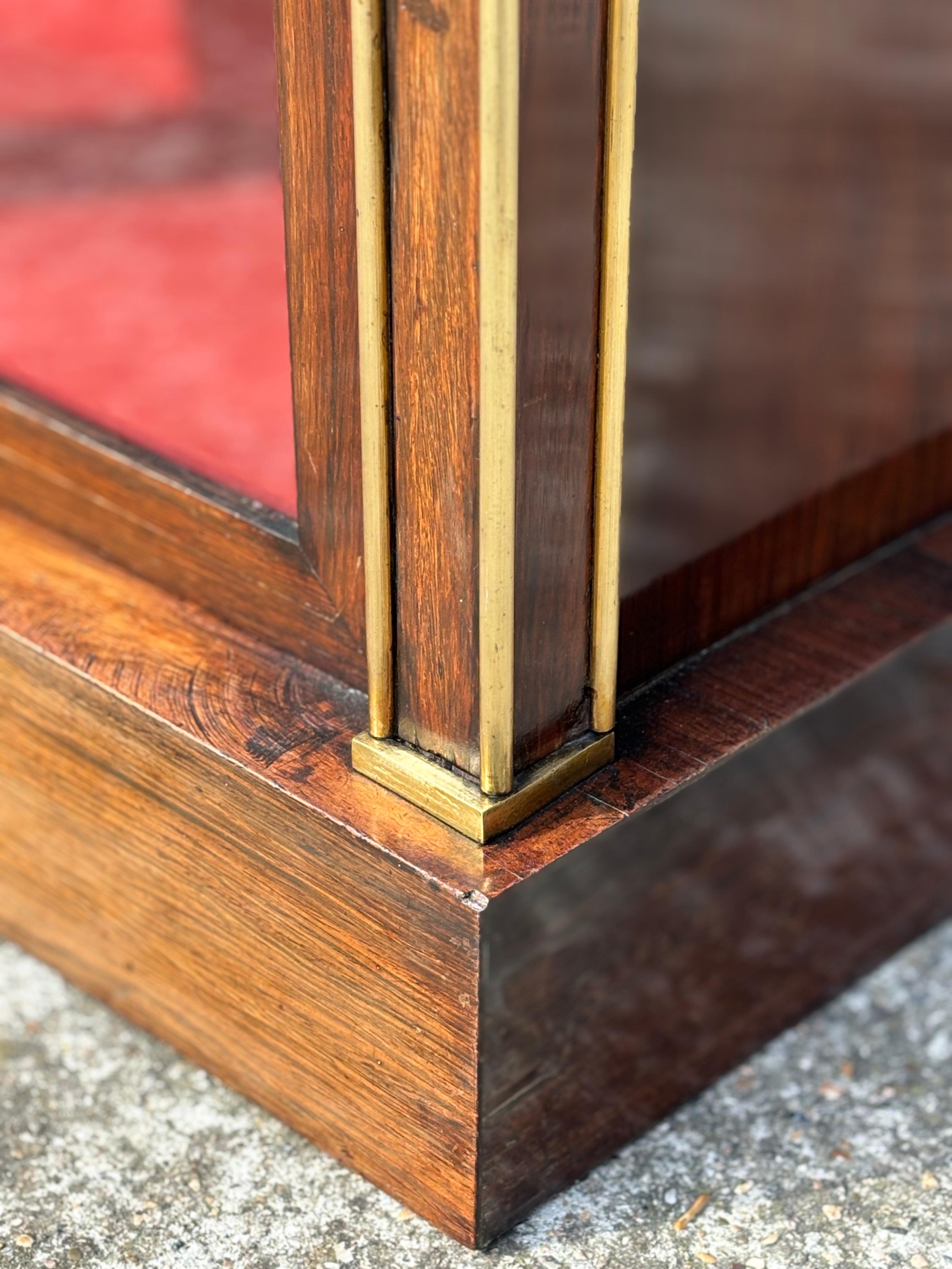 Coppia di chiffoniere in legno di palissandro del periodo Regency dell'inizio del XIX secolo in vendita 7