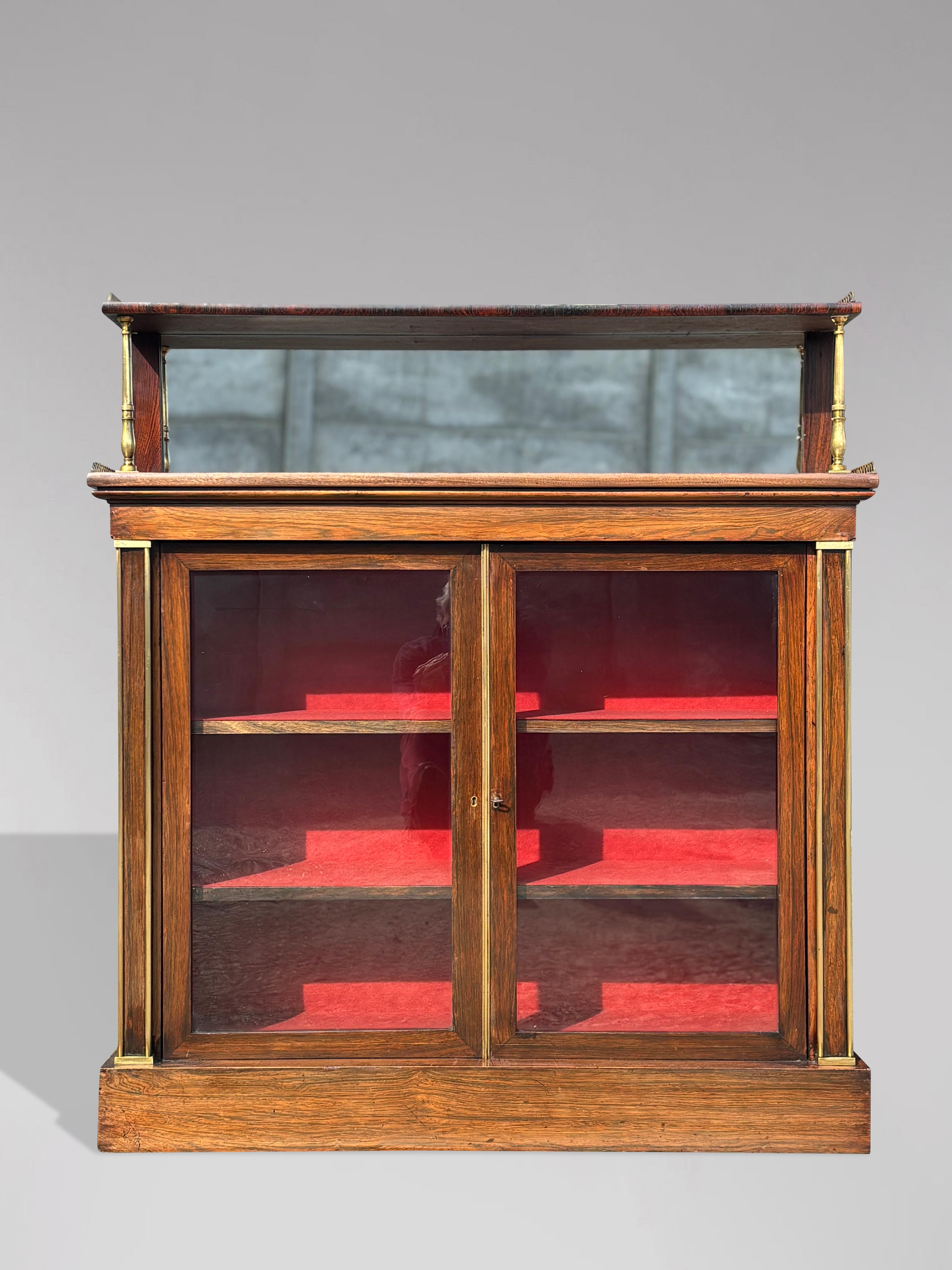 Coppia di chiffoniere in legno di palissandro del periodo Regency dell'inizio del XIX secolo in vendita 1