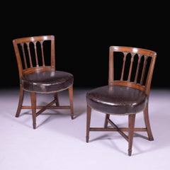 Pair of Early 19th Century Side Chairs Attributed to Gillows of Lancaster