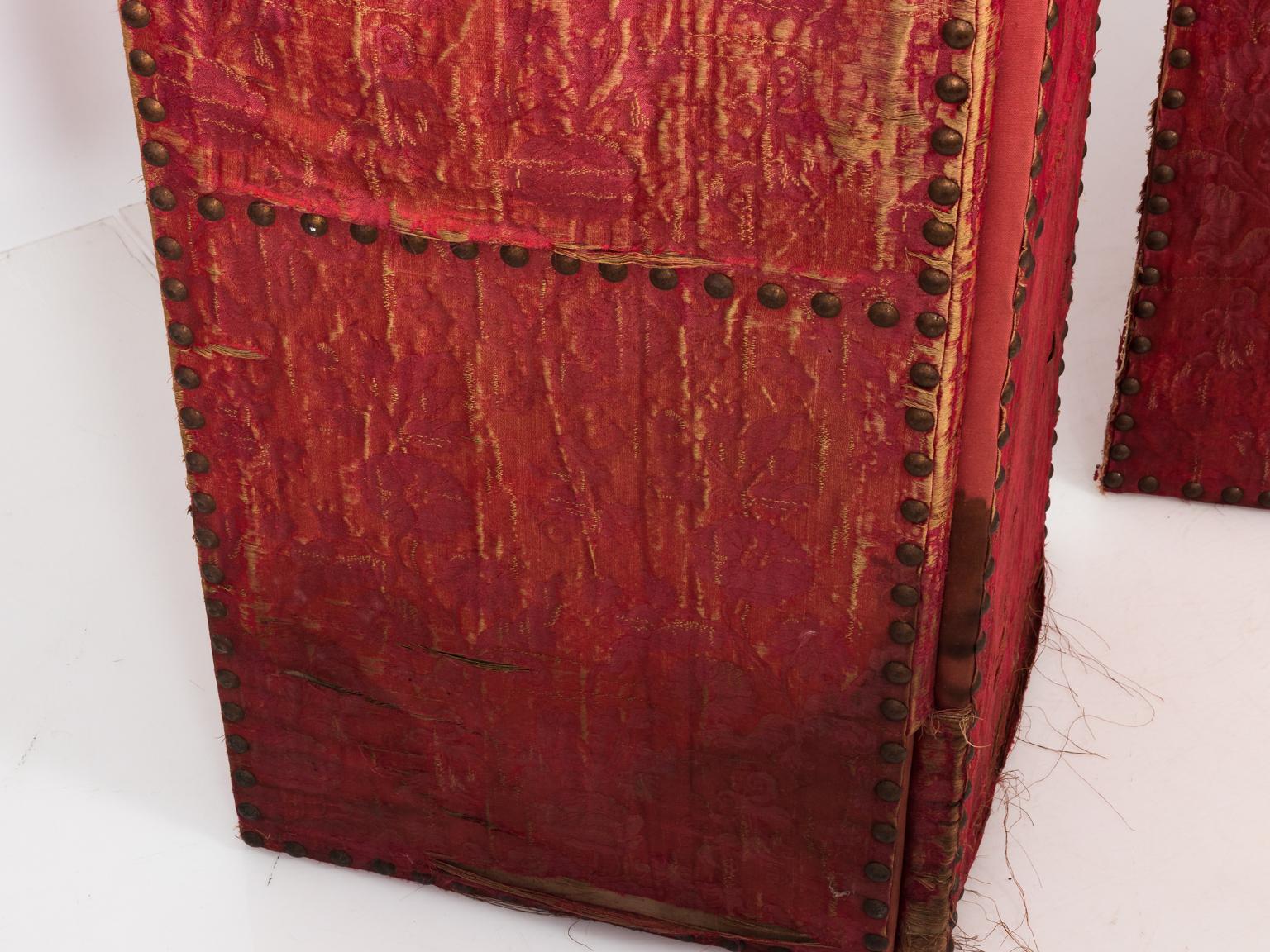 Pair of Early 19th Century Silk Moorish Style Screens For Sale 1