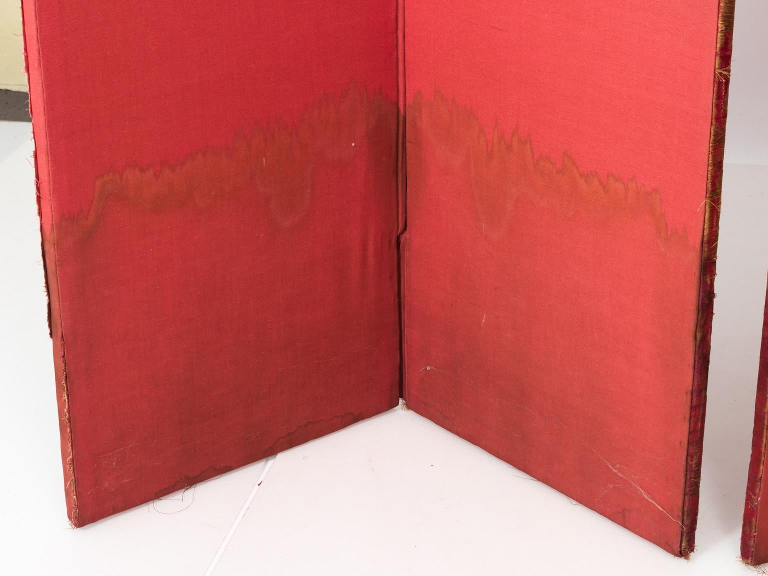 Pair of Early 19th Century Silk Moorish Style Screens For Sale 3