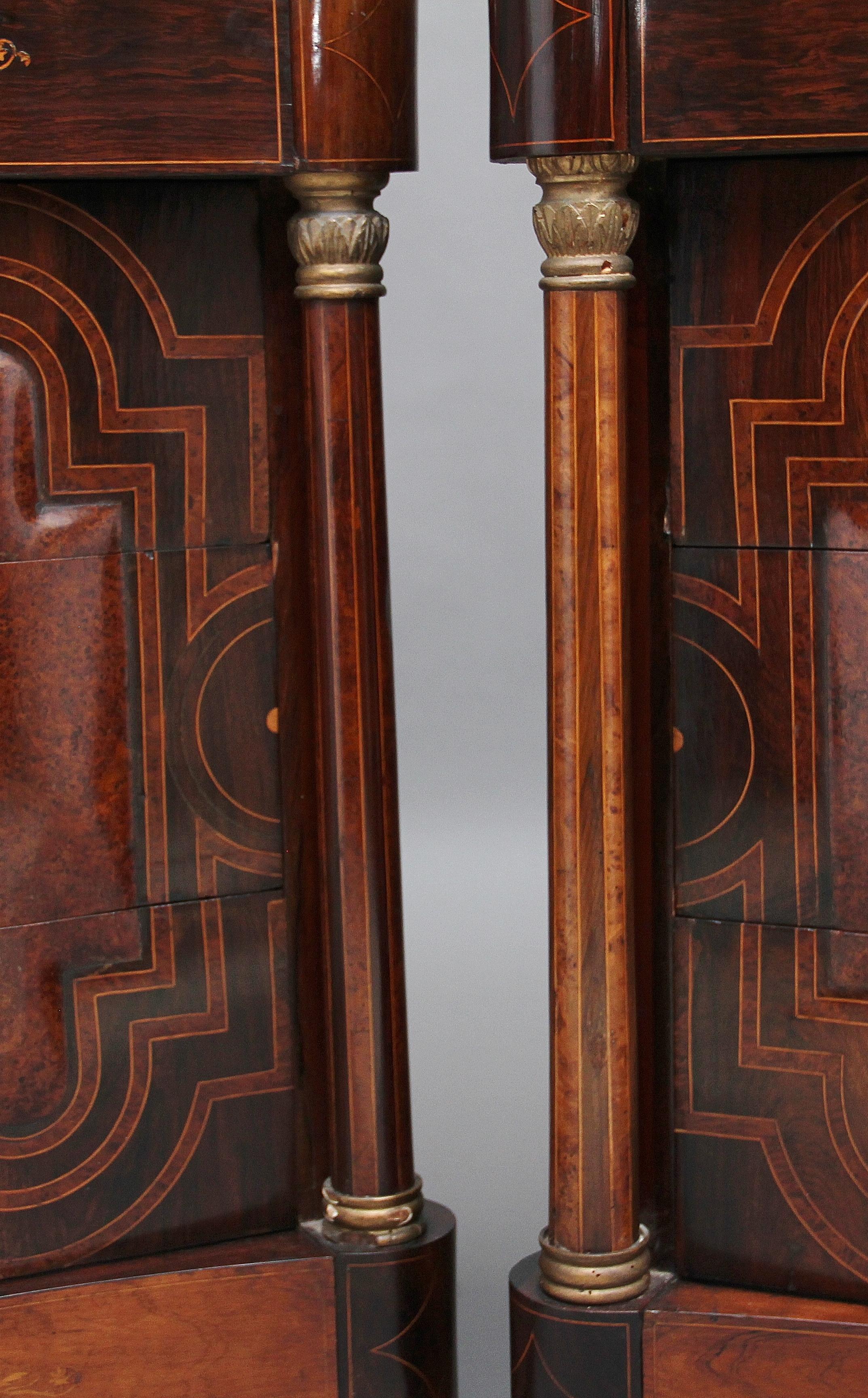 Pair of Early 19th Century Spanish Marble Top Commodes 7