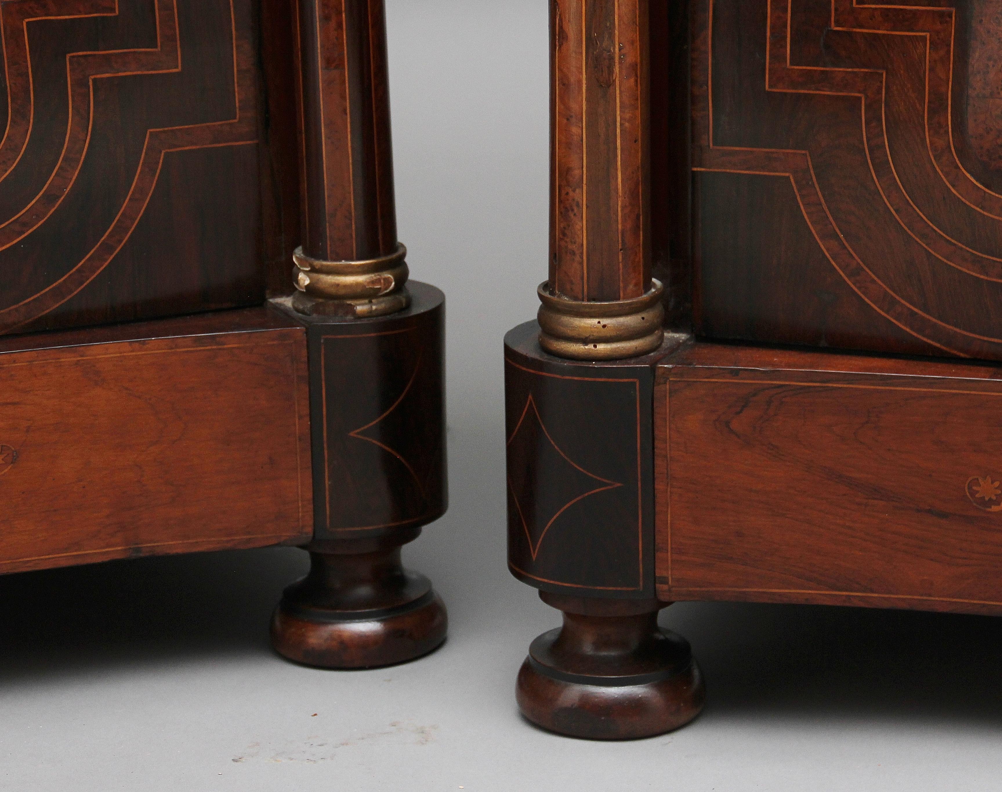 Pair of Early 19th Century Spanish Marble Top Commodes 9