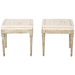 Pair of Early 19th Century Swedish Footstools