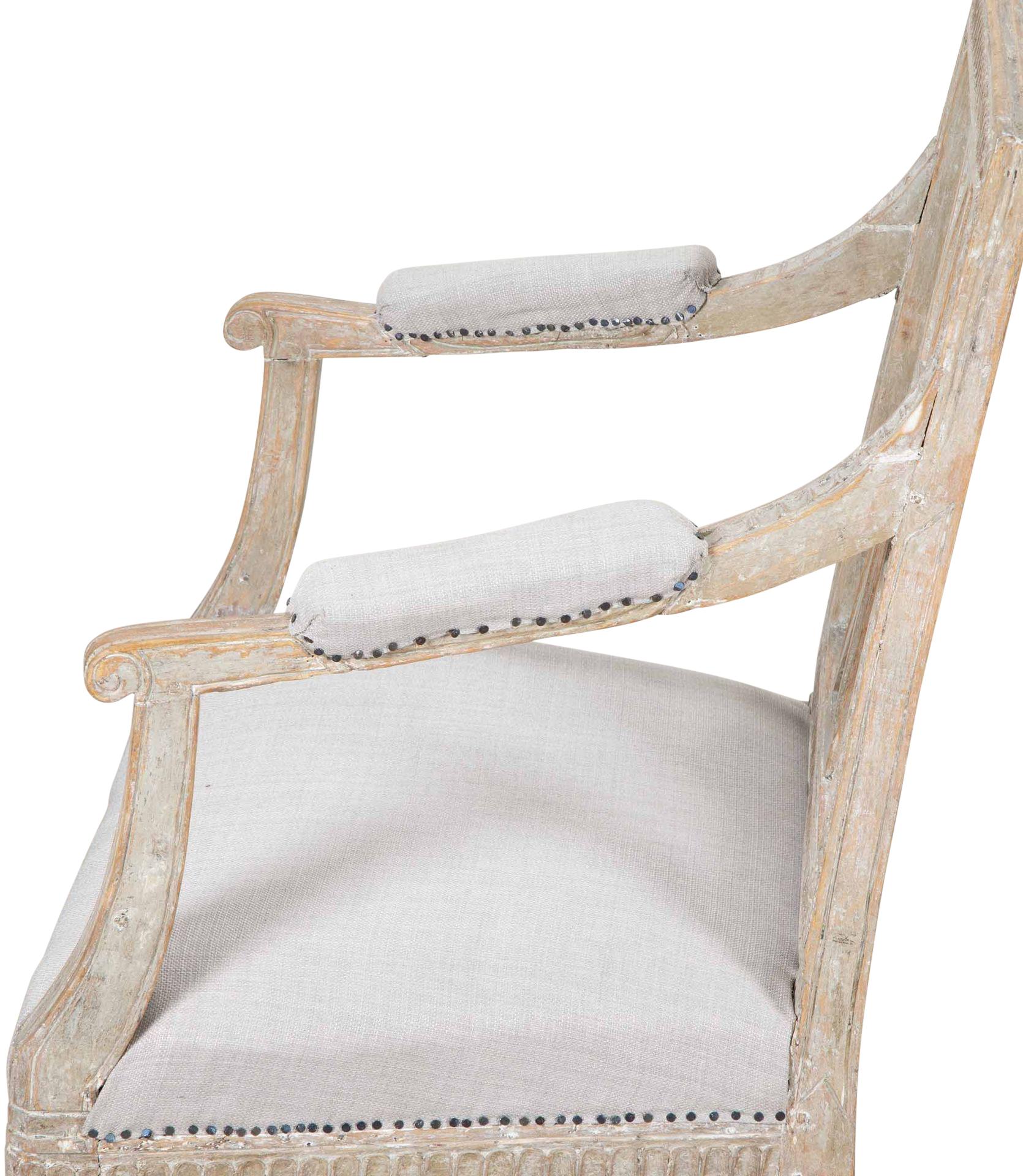 Paar schwedische Lindome-Stühle aus dem frühen 19. im Angebot 6