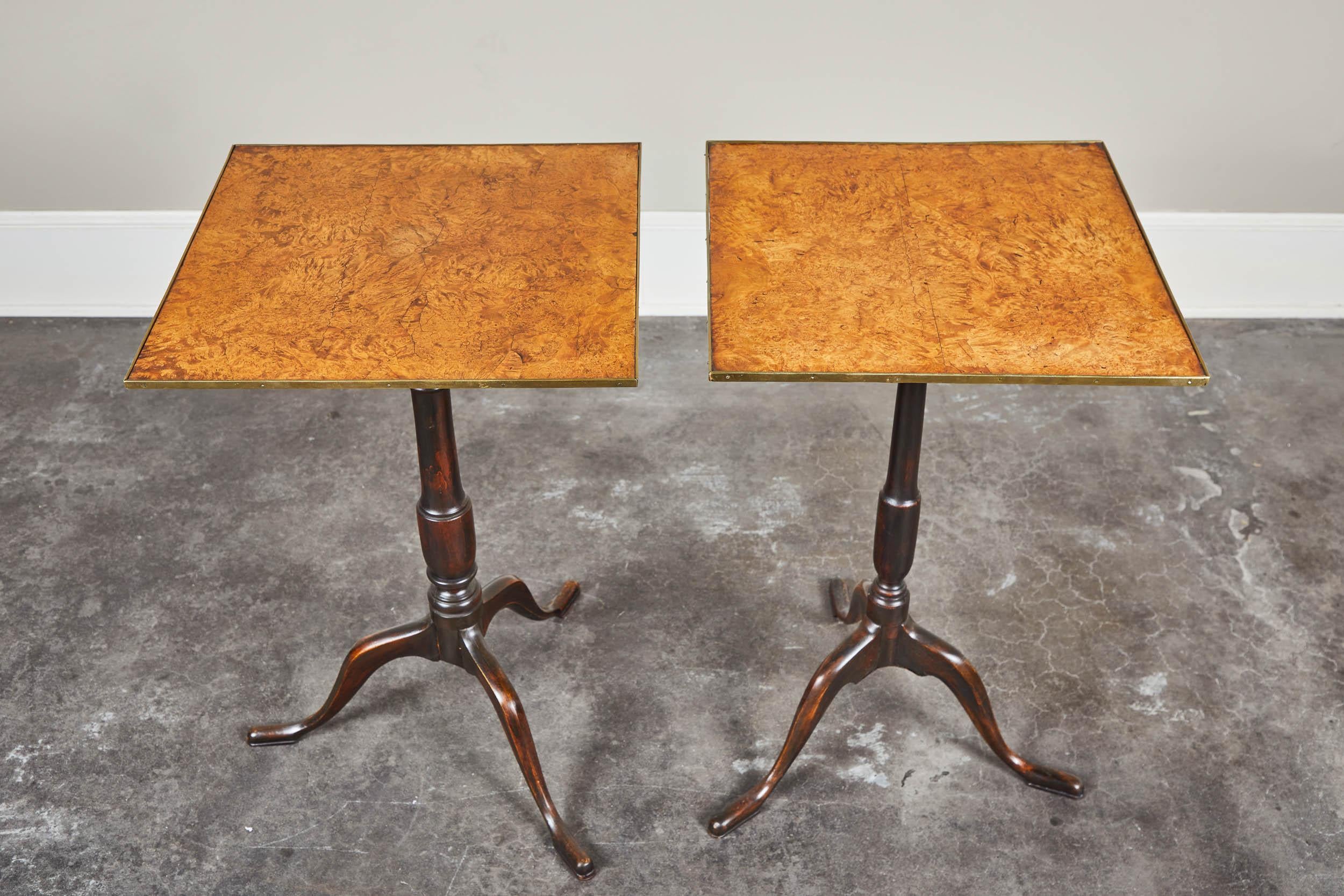 Pair of Early 19th Century Swedish Pedestal Tilt-Top Tables 3