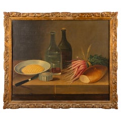 Pair of Early 20th C Still Life Painting Oil on canvas