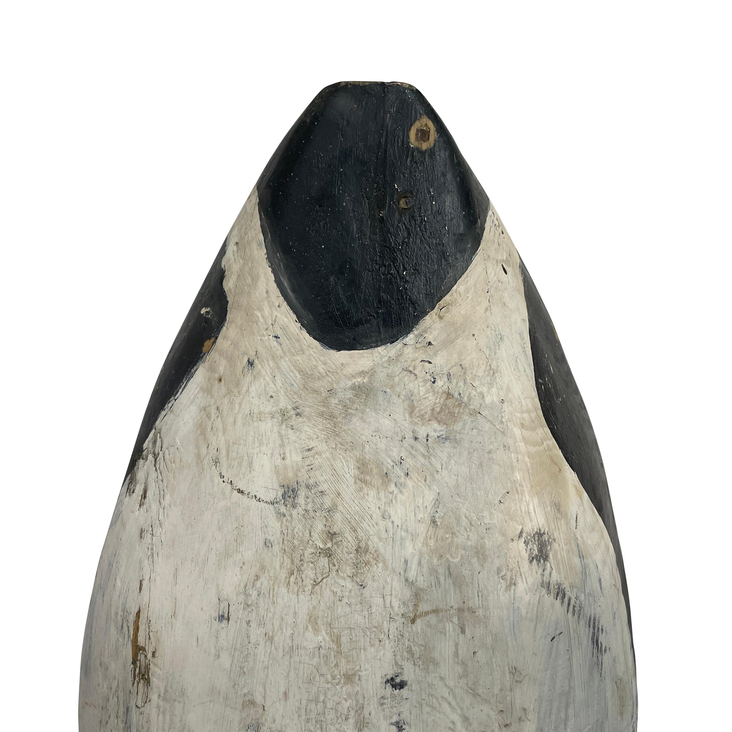 Pair of Early 20th Century American Eider Duck Decoys For Sale 5