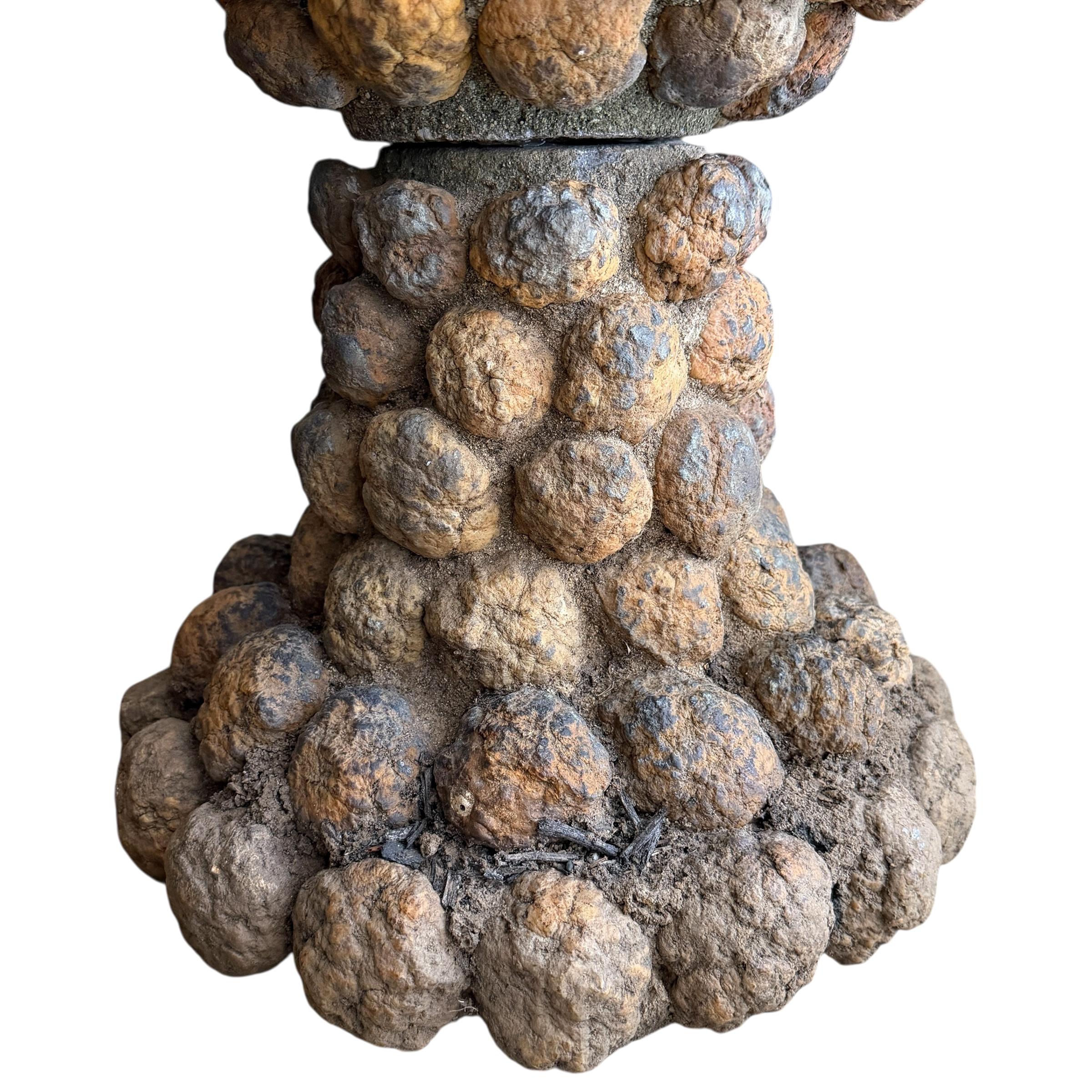 Paire de jardinières en géode d'art populaire américain du début du 20e siècle en vente 5