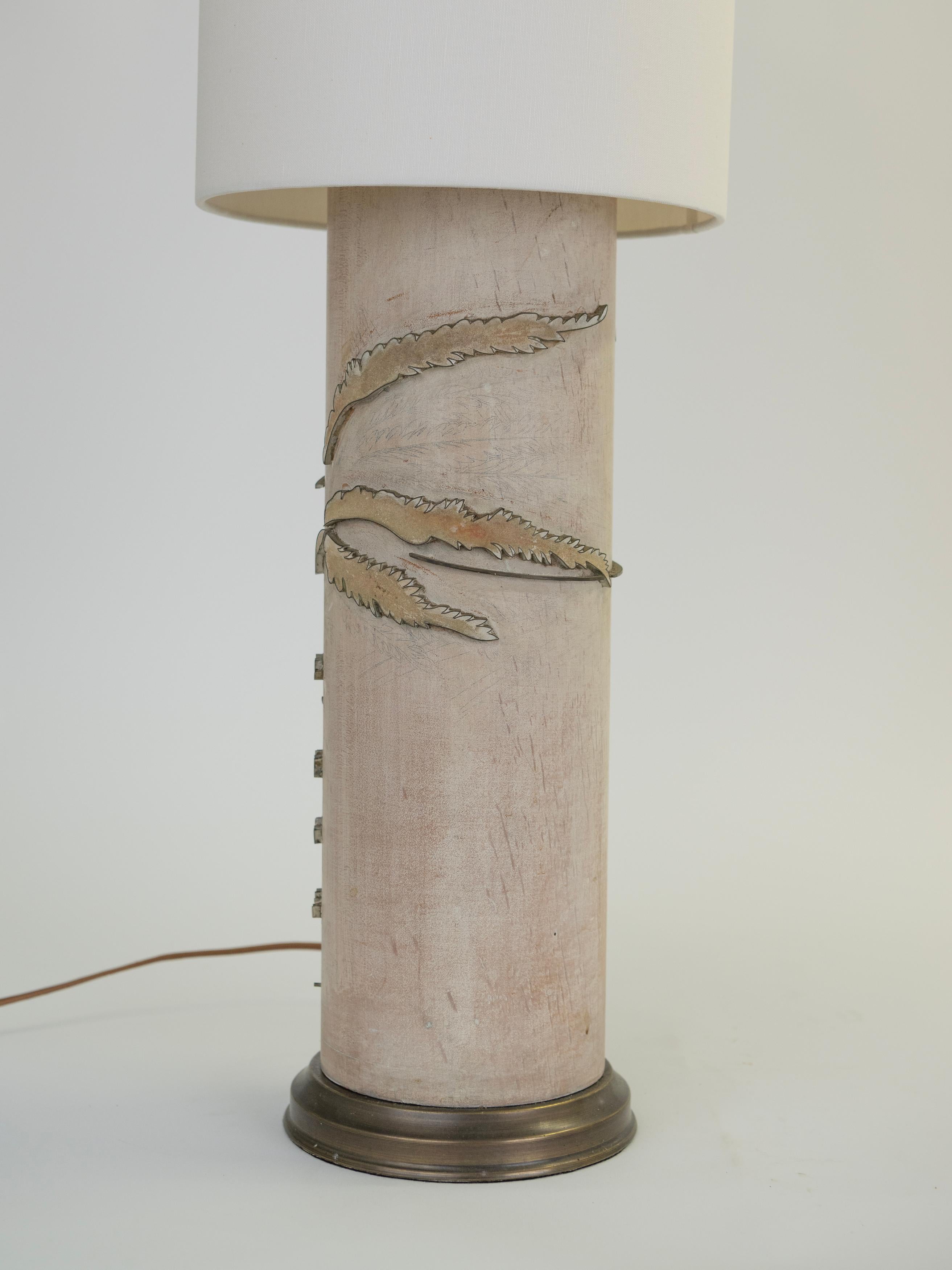 Paire de lampes de table en papier peint du début du 20e siècle en vente 1