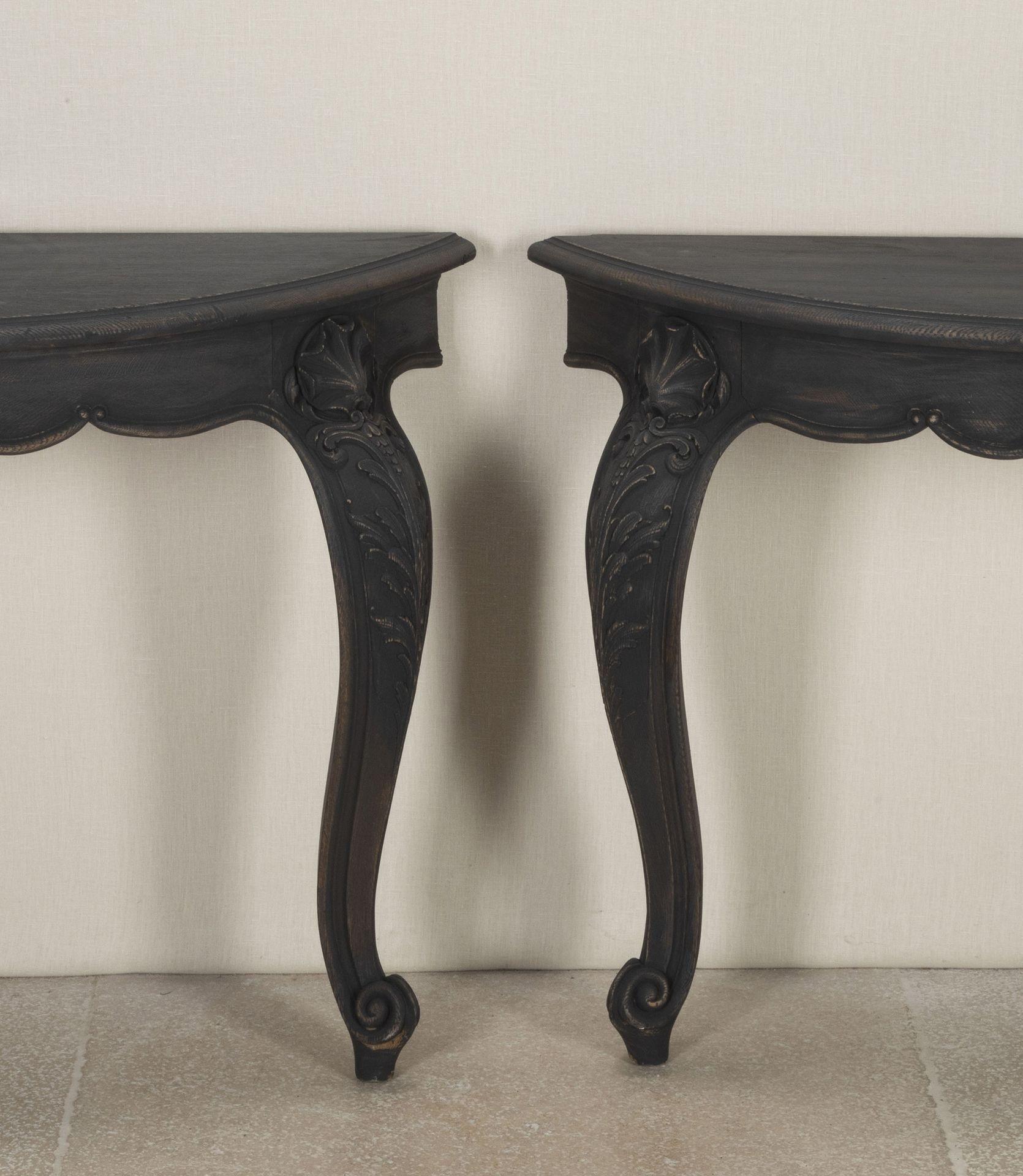 Art nouveau Paire de tables console Art Nouveau du début du 20ème siècle en vente