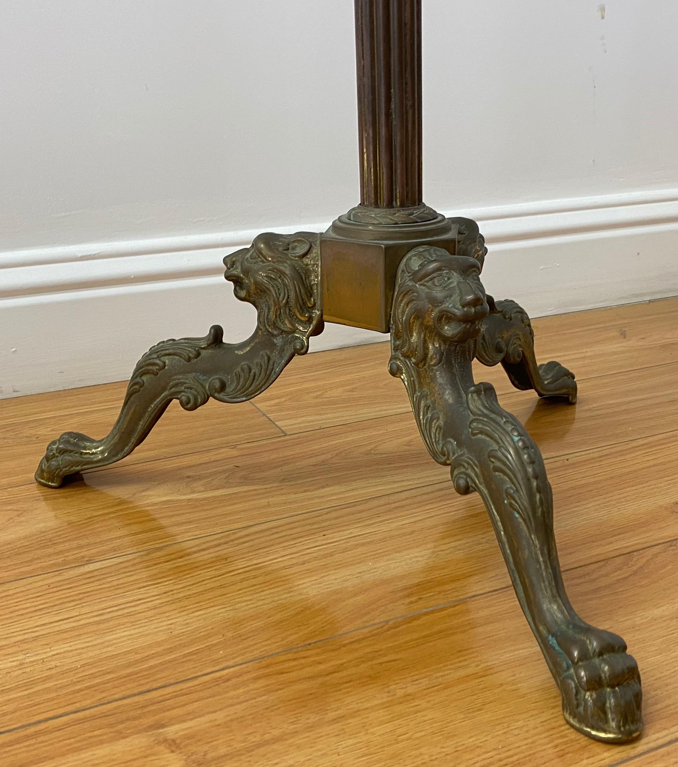 American Pair of Early 20th Century Brass Towel Holders For Sale
