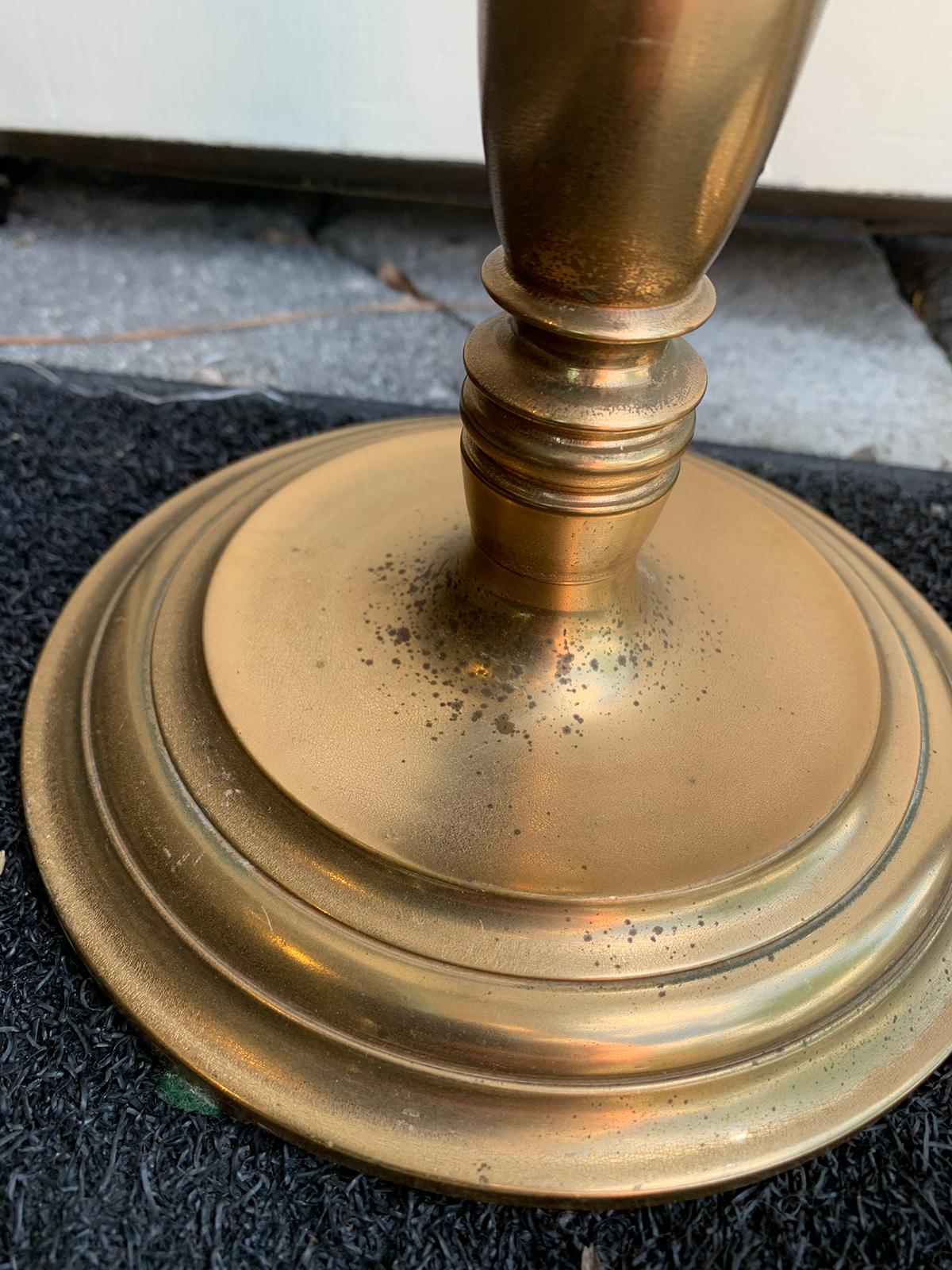 Pair of Early 20th Century Bronze Candlesticks 7