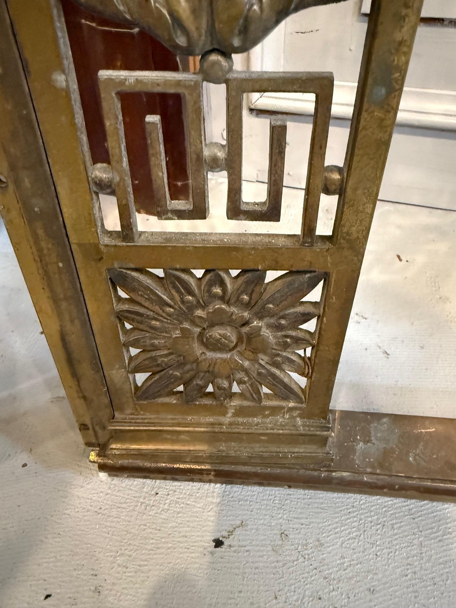 Pair of Early 20th Century Bronze Panels, Signed John Polachek Bronze & Iron Co. For Sale 6