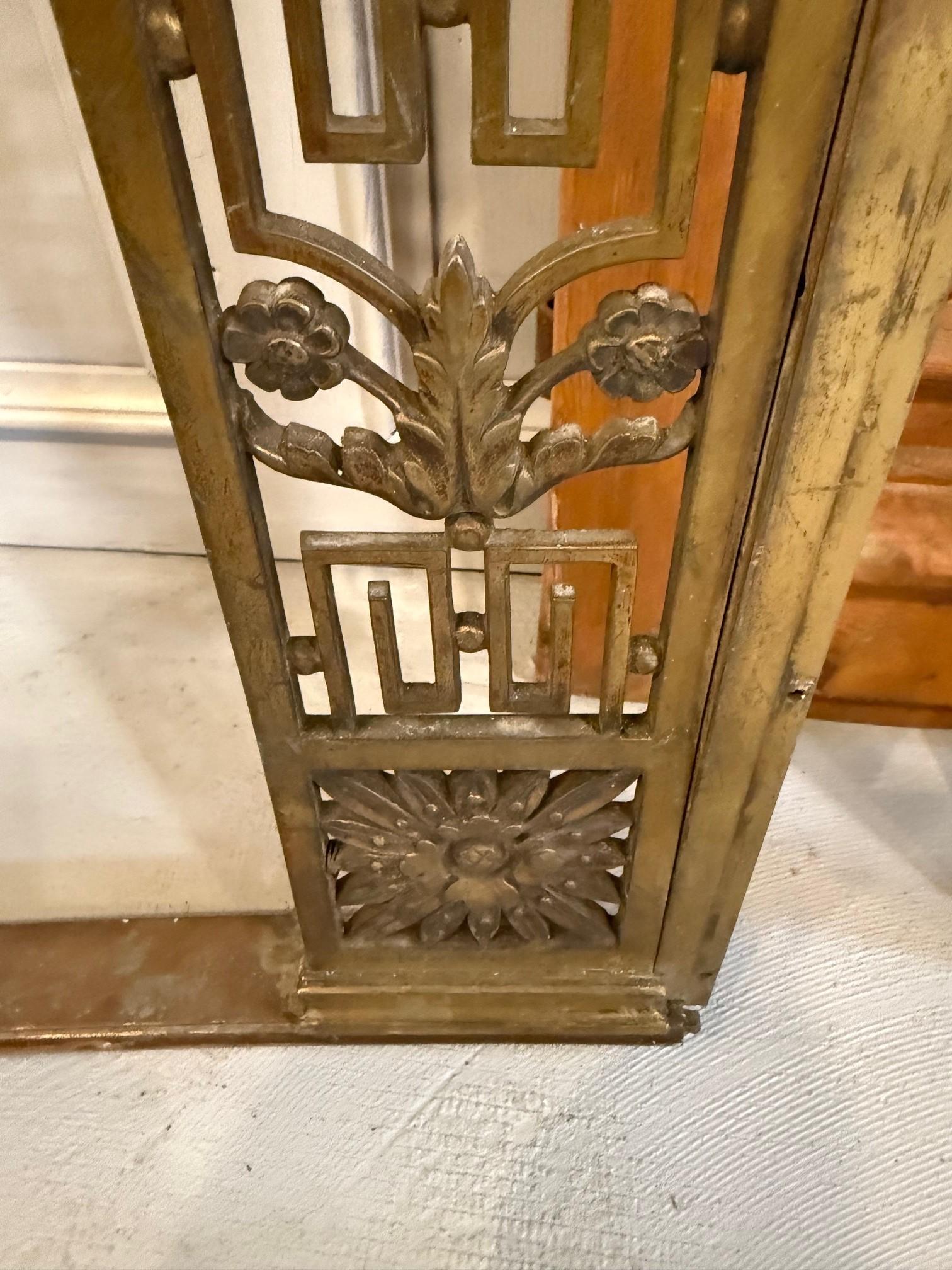 Pair of Early 20th Century Bronze Panels, Signed John Polachek Bronze & Iron Co. For Sale 7