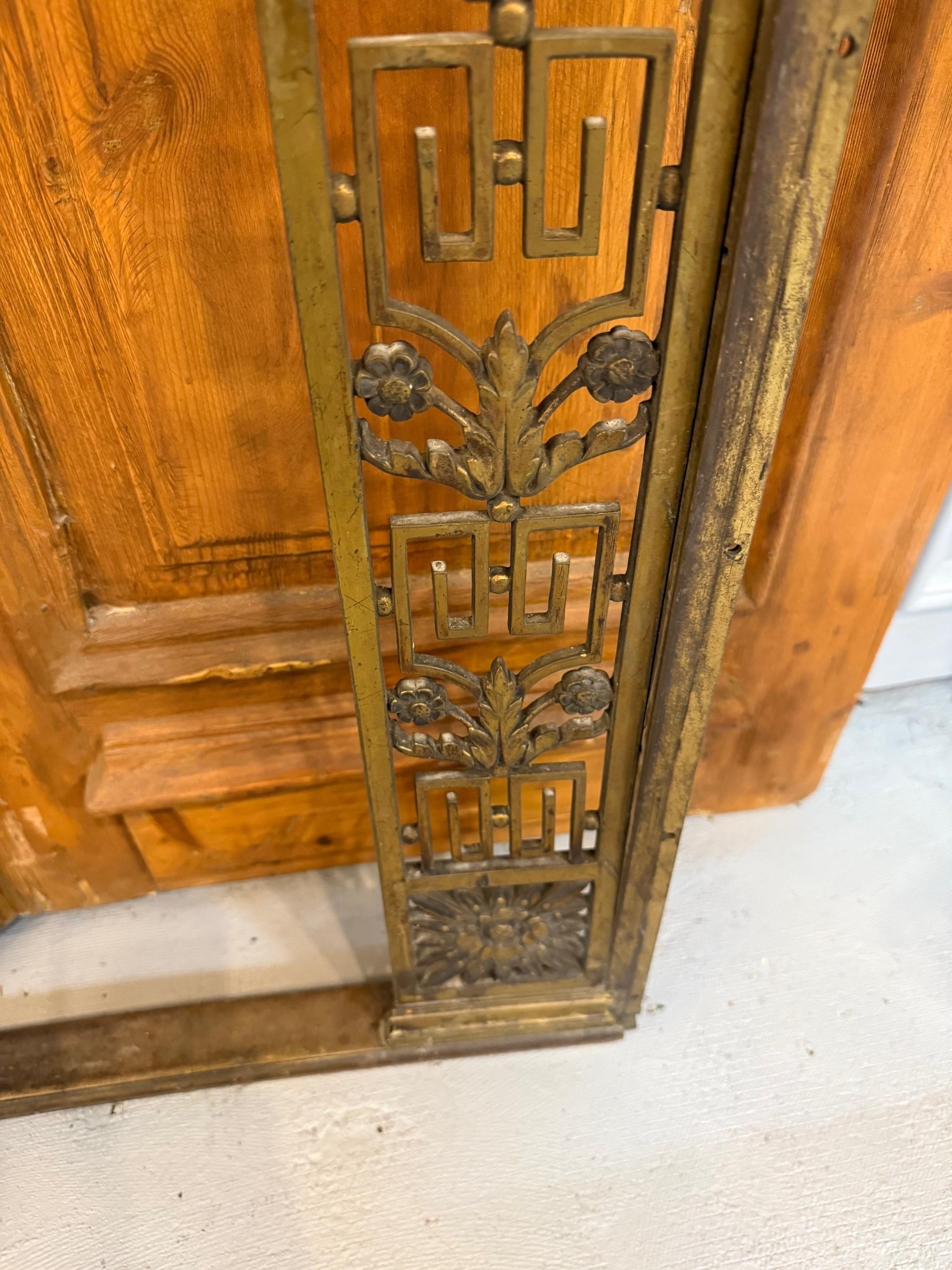 Pair of Early 20th Century Bronze Panels, Signed John Polachek Bronze & Iron Co. For Sale 10
