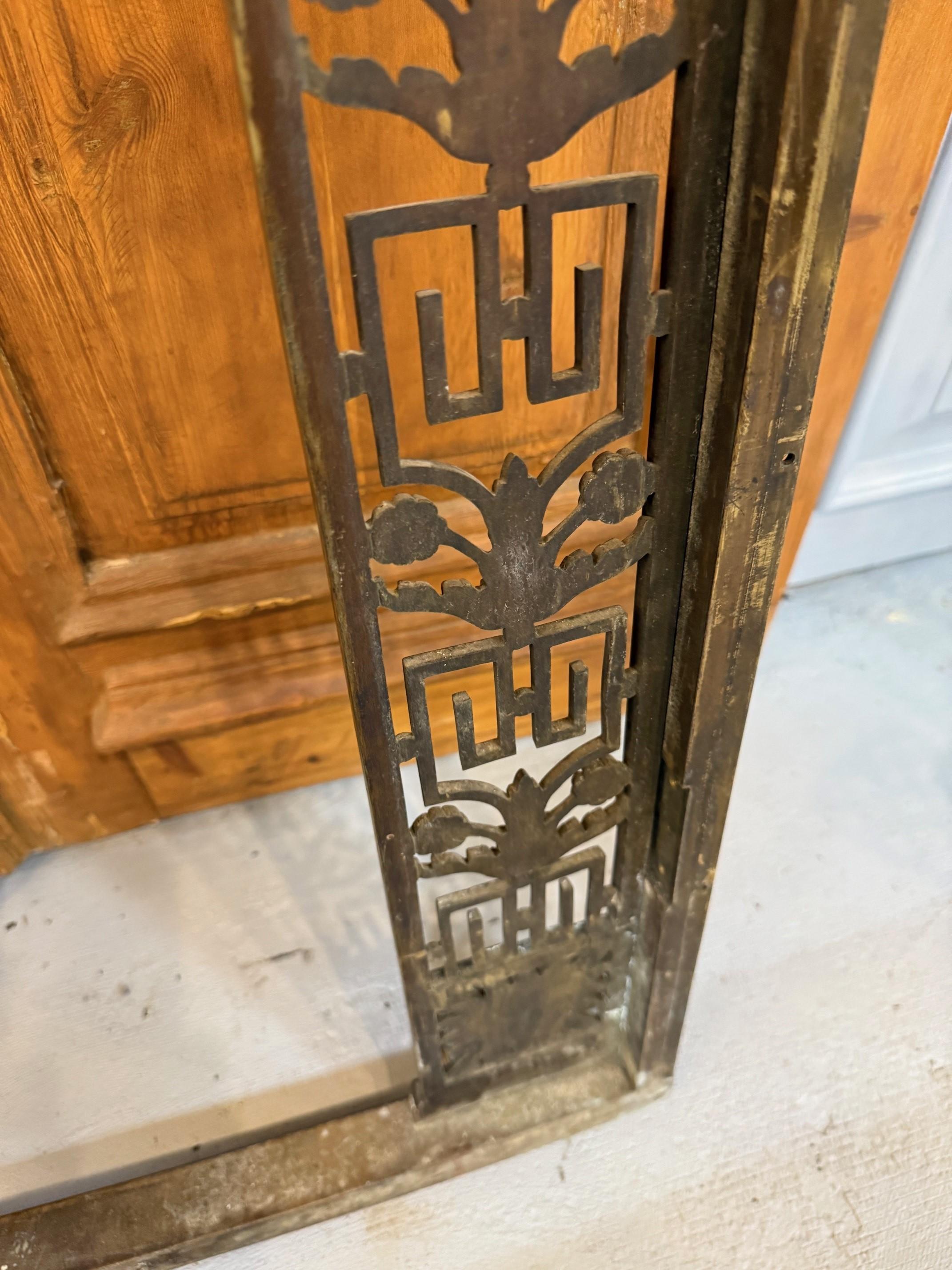 Pair of Early 20th Century Bronze Panels, Signed John Polachek Bronze & Iron Co. For Sale 12