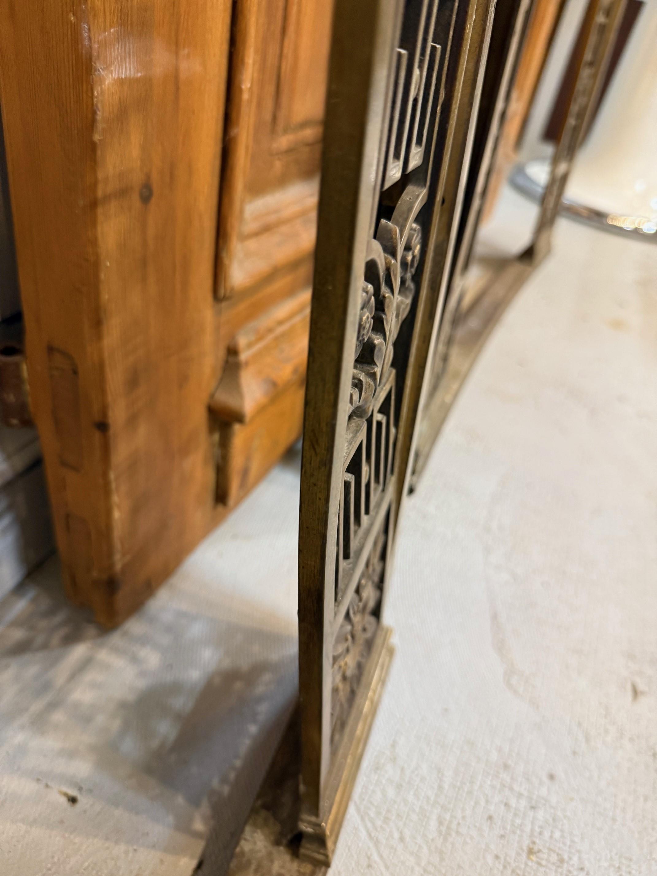 Pair of Early 20th Century Bronze Panels, Signed John Polachek Bronze & Iron Co. For Sale 16
