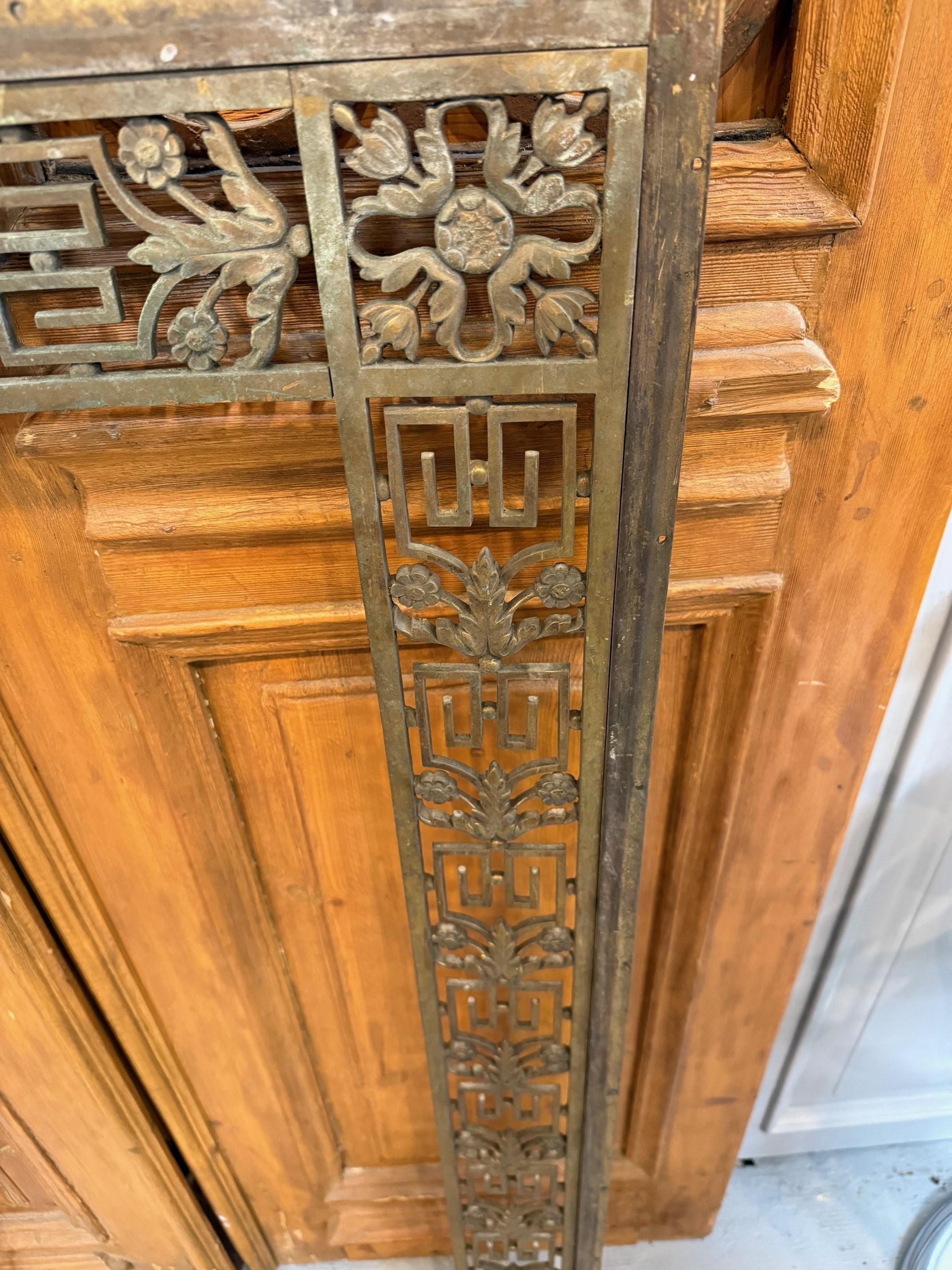 Pair of Early 20th Century Bronze Panels, Signed John Polachek Bronze & Iron Co. For Sale 1