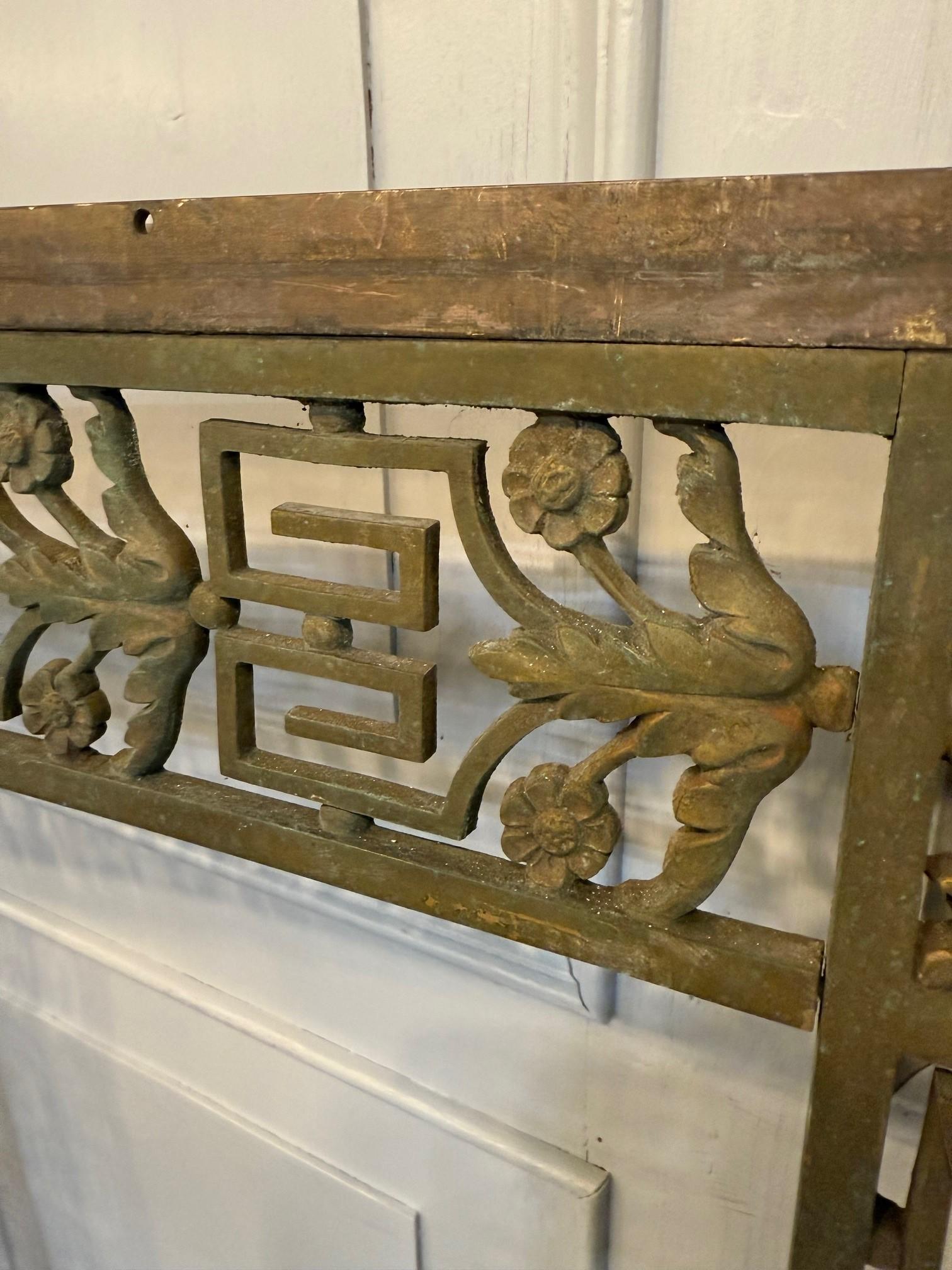 Pair of Early 20th Century Bronze Panels, Signed John Polachek Bronze & Iron Co. For Sale 3