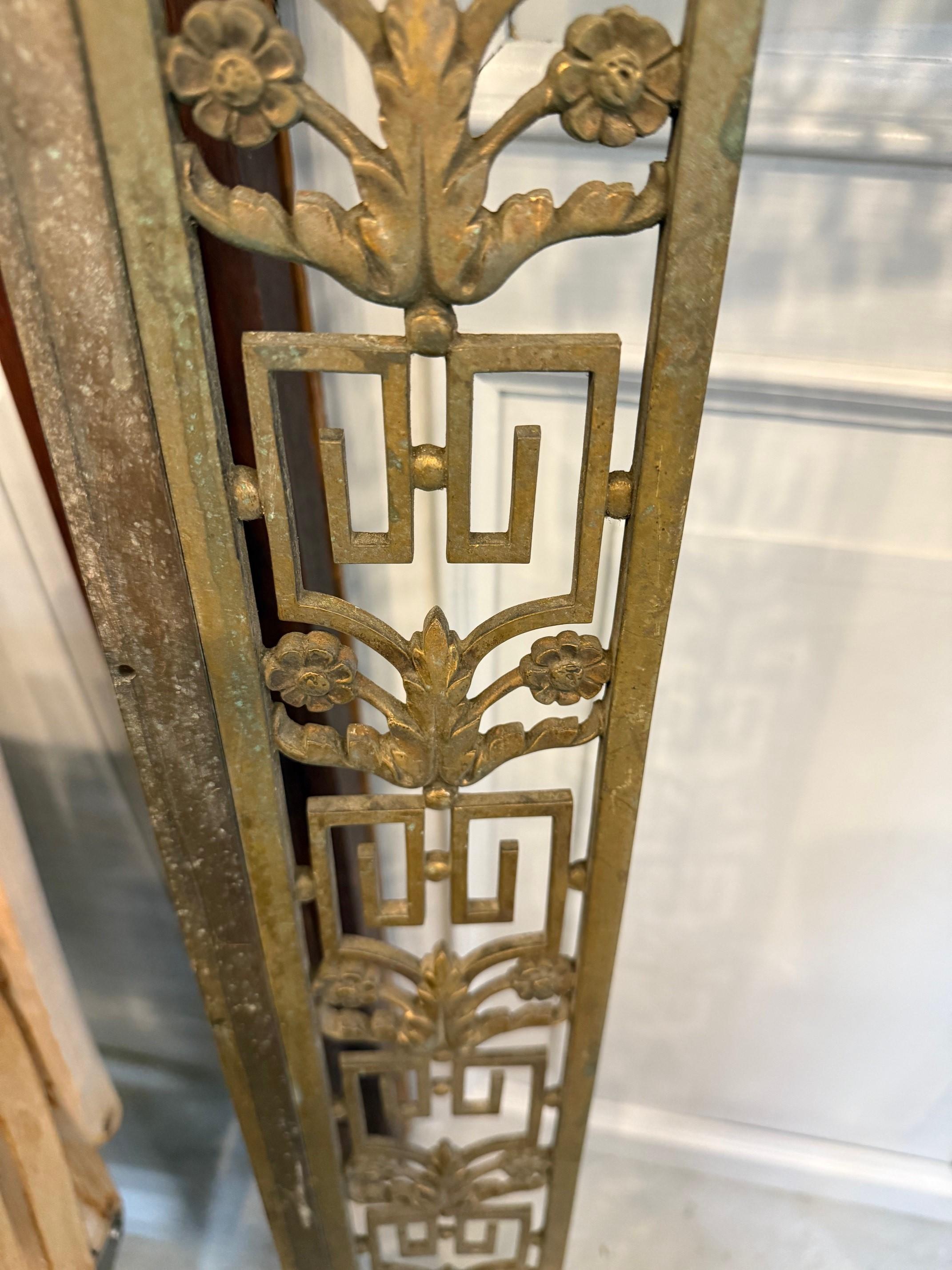 Pair of Early 20th Century Bronze Panels, Signed John Polachek Bronze & Iron Co. For Sale 5