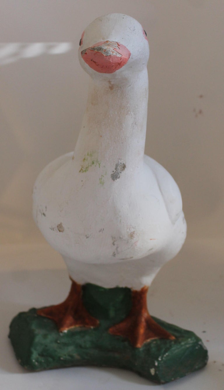 Pair of Early 20th Century Cement Ducks For Sale at 1stDibs