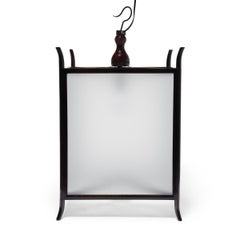 Paar chinesische quadratische Gartenlaternen für den Hof, um 1900