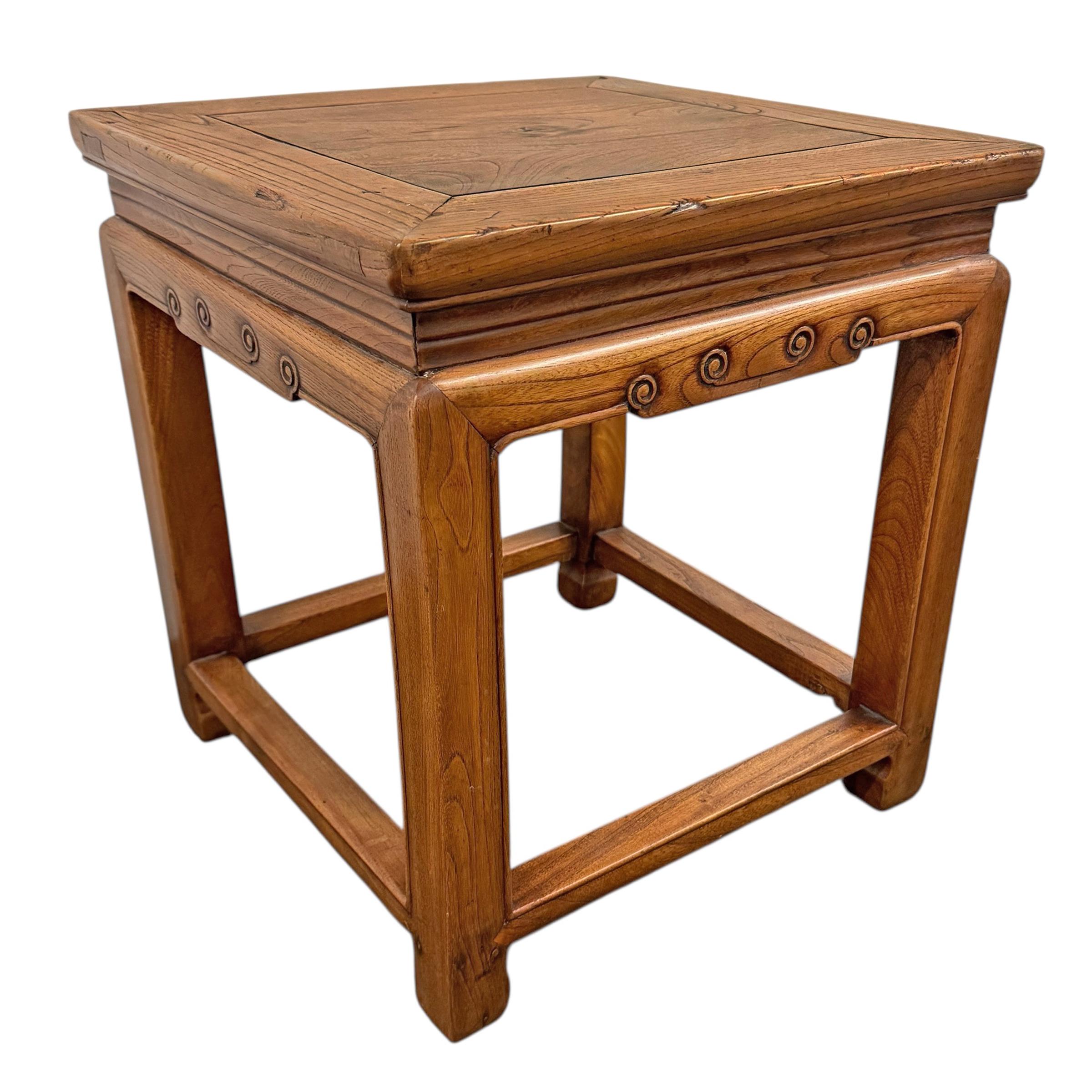 Ming Pair of Early 20th Century Chinese Stools For Sale