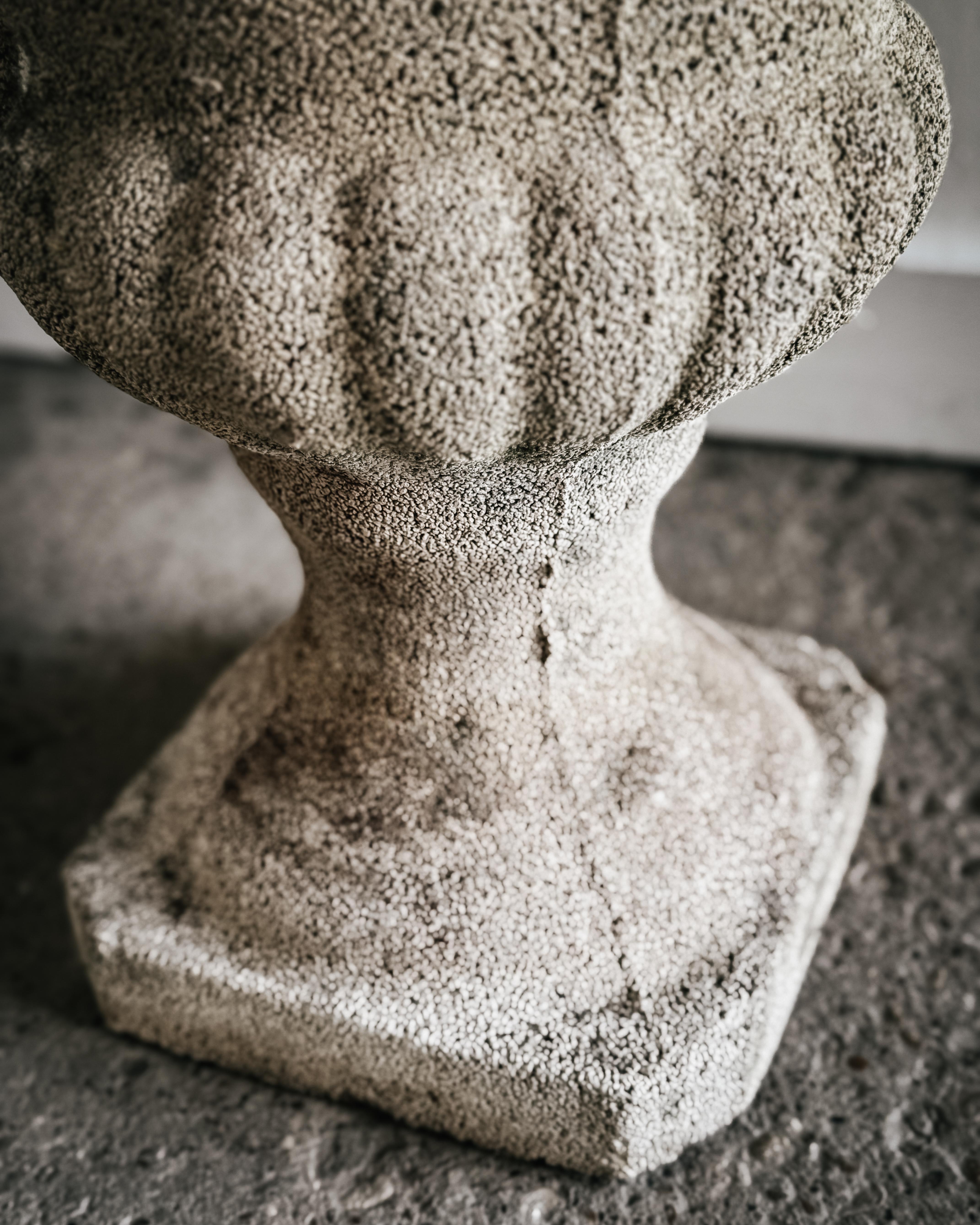 Pair of Early 20th Century Classic French Cement Urn Planters For Sale 8