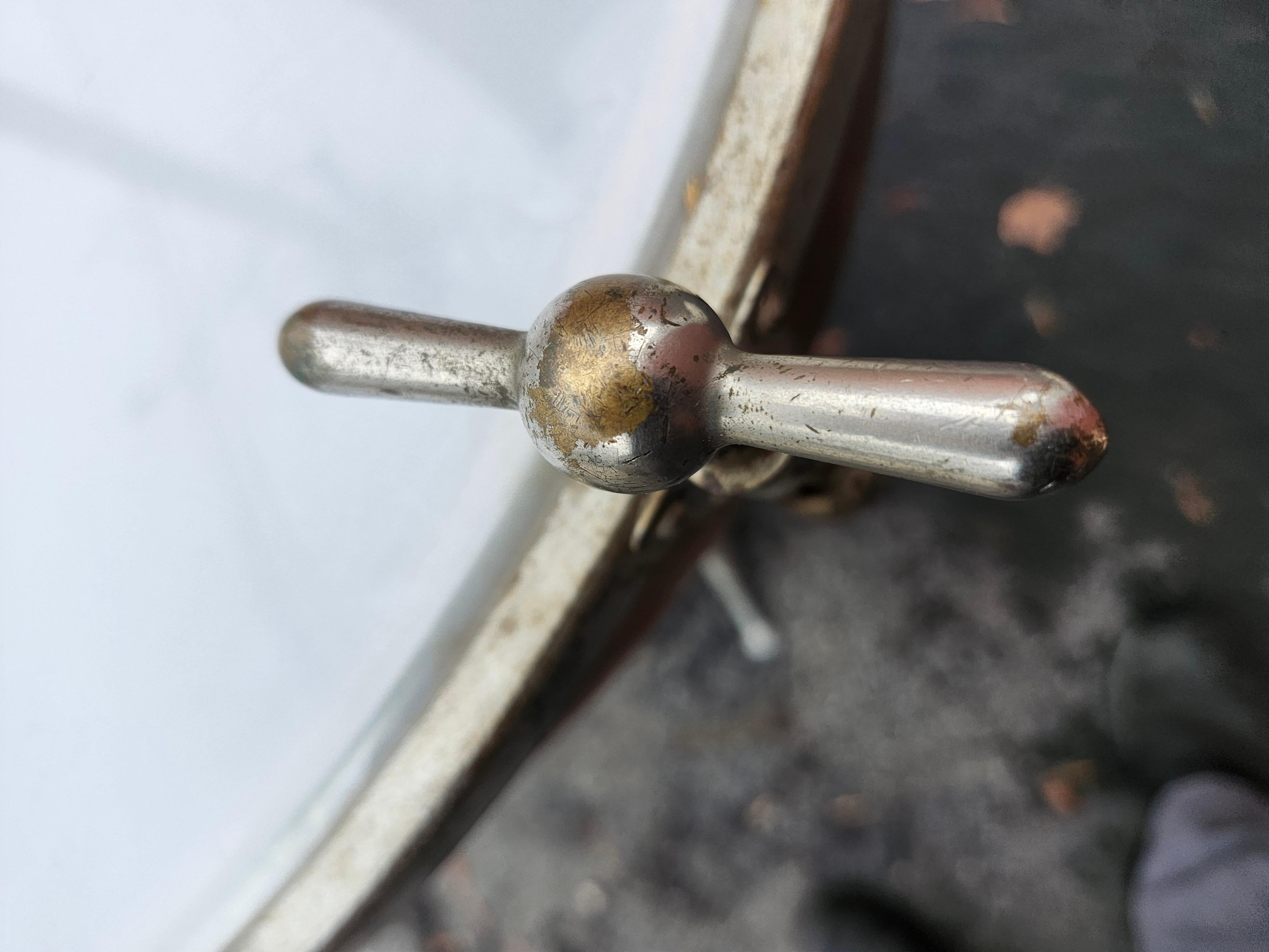 Pair of Early 20th Century Copper Kettle Timpanis Tables by Leedy Manufacturing For Sale 5