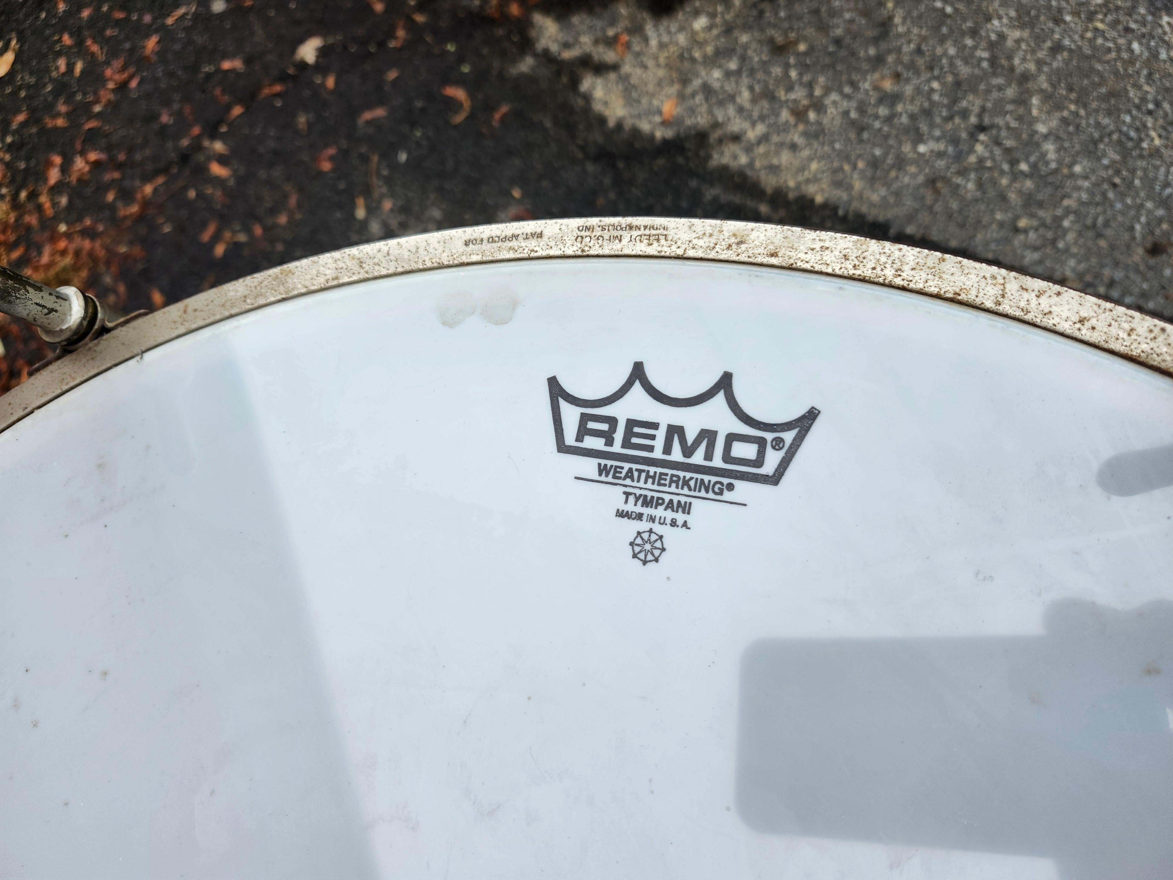 Pair of Early 20th Century Copper Kettle Timpanis Tables by Leedy Manufacturing For Sale 12