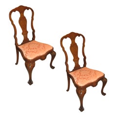 Pair of Early 20th Century Dutch Side Chairs