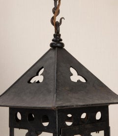 Pair of Early 20th Century English Arts & Crafts Lanterns
