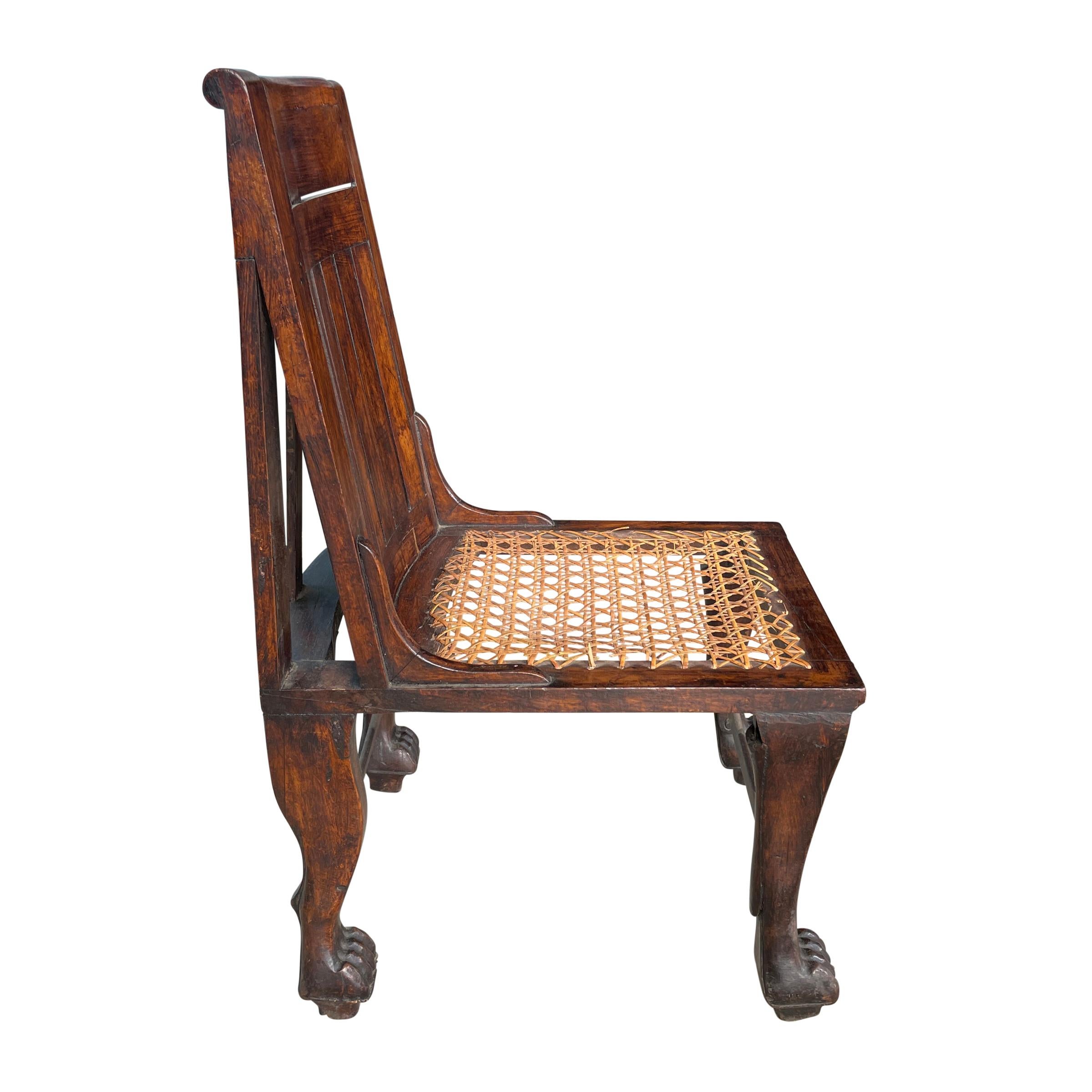Pair of Early 20th Century English Egyptian Revival Chairs 3