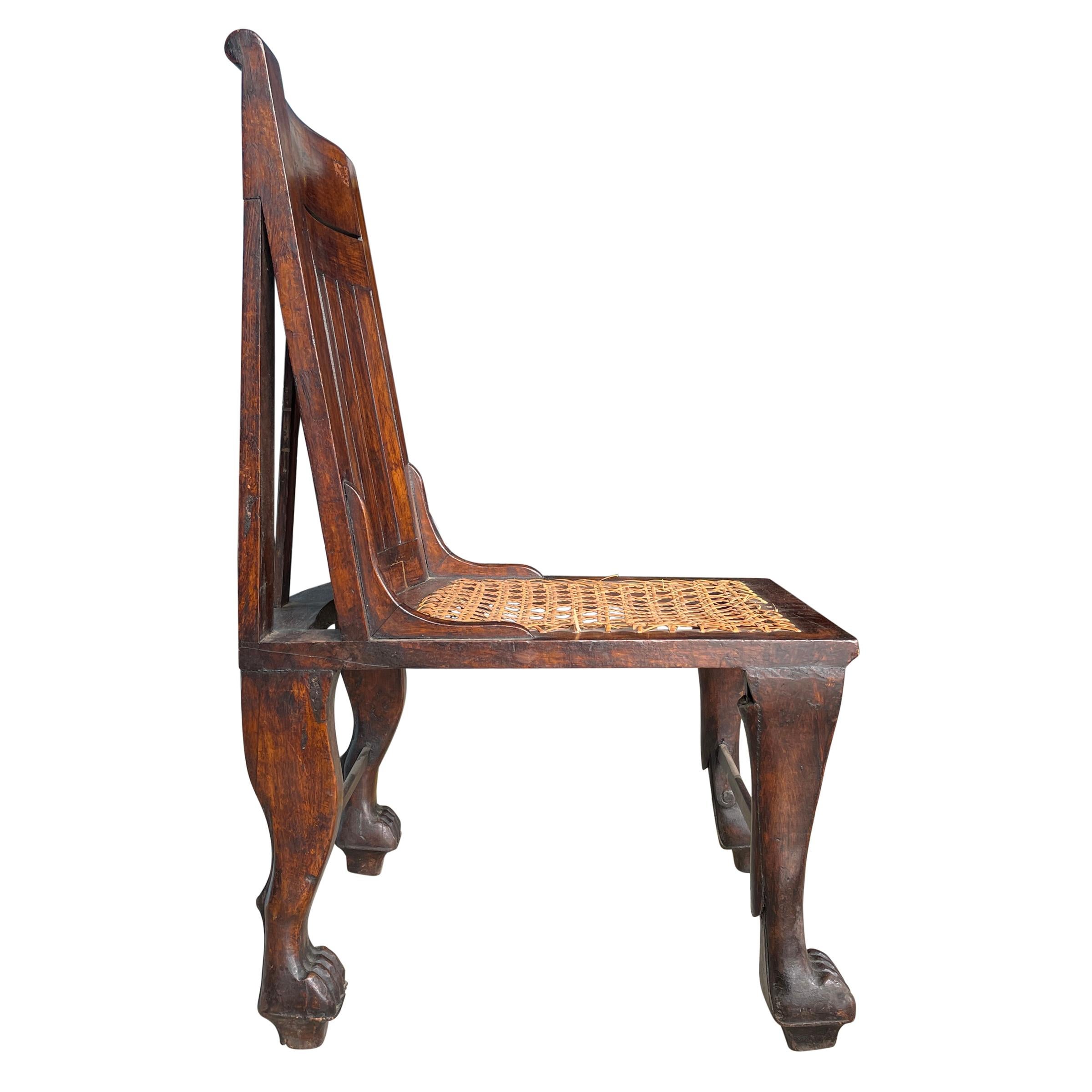 Pair of Early 20th Century English Egyptian Revival Chairs 4
