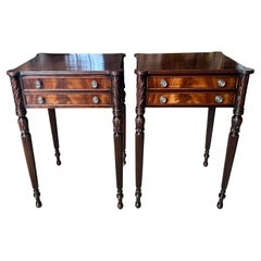 Pair of Early 20th Century Federal Side Tables in Style of Thomas Seymour