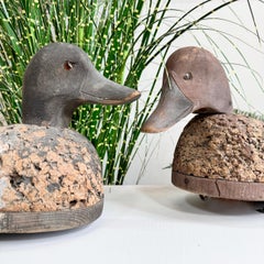 Pair Of Early 20th Century Folk Art Decoy Ducks