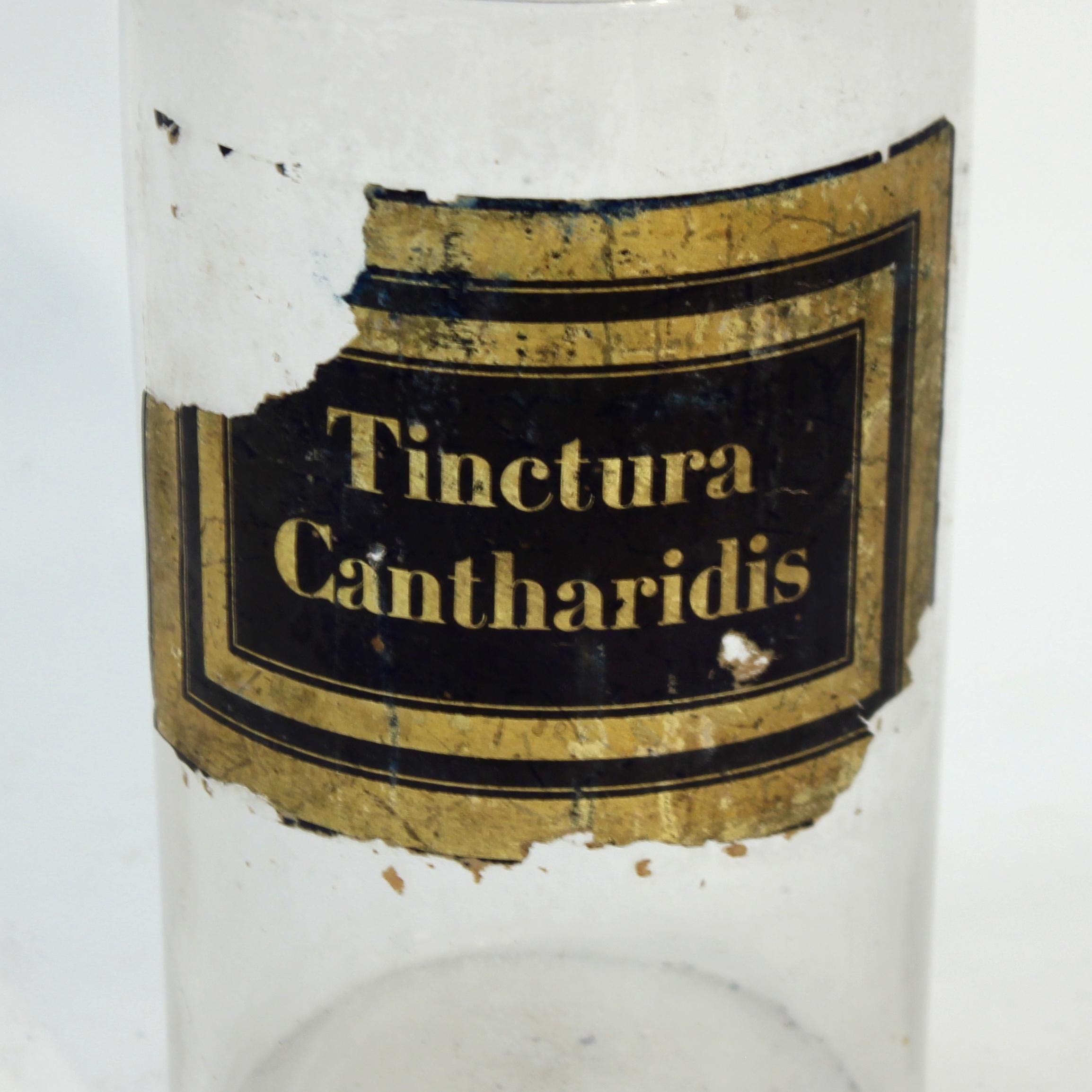 Pair of early 20th century French apothecary bottles, ca 1930s For Sale 2