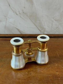 Pair of Early 20th century French Brass Opera Glasses, 1900s