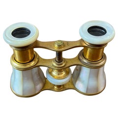 Pair of Early 20th century French Brass Opera Glasses, 1900s