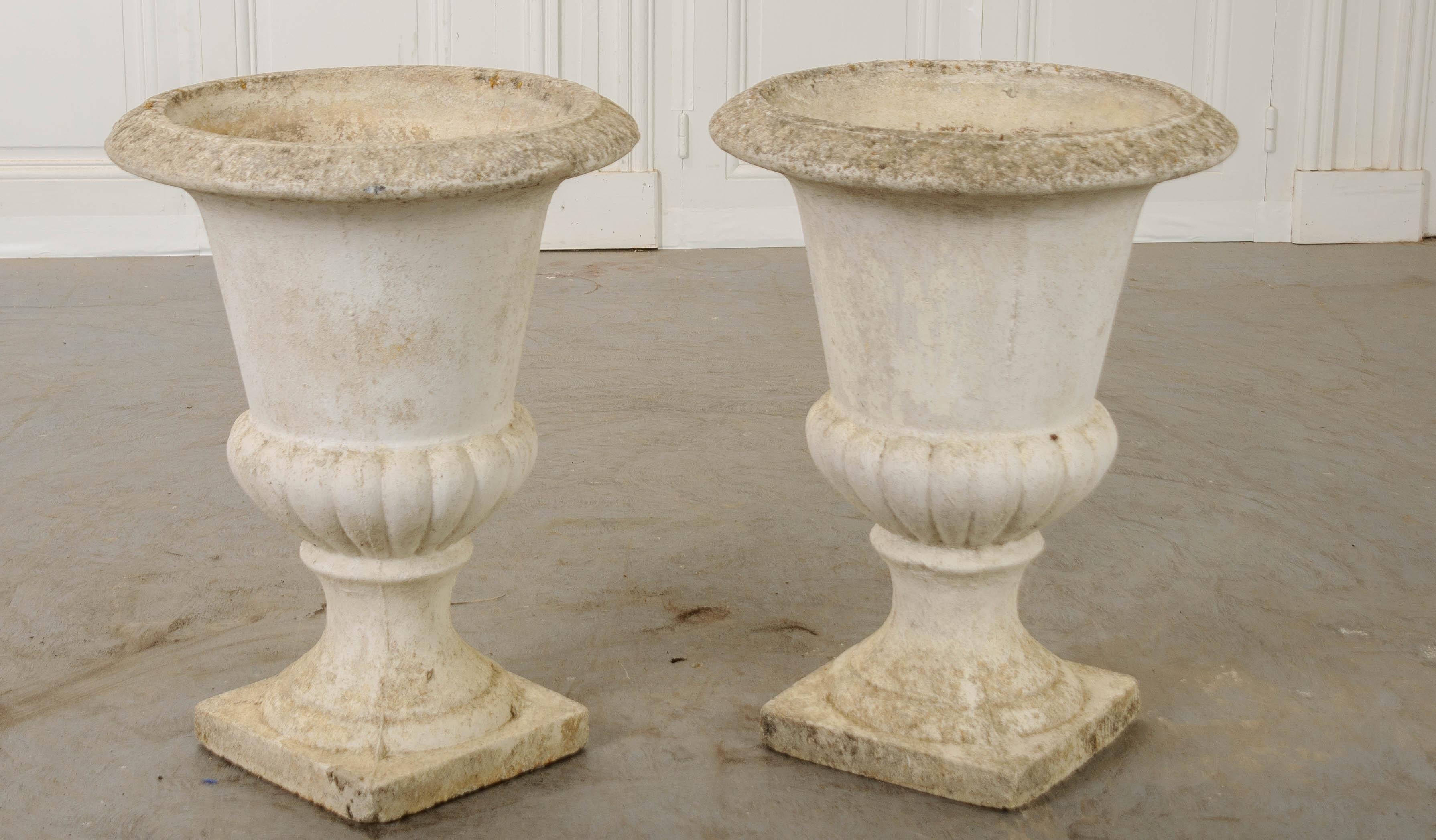 Other Pair of Early 20th Century French Cast Stone Planters