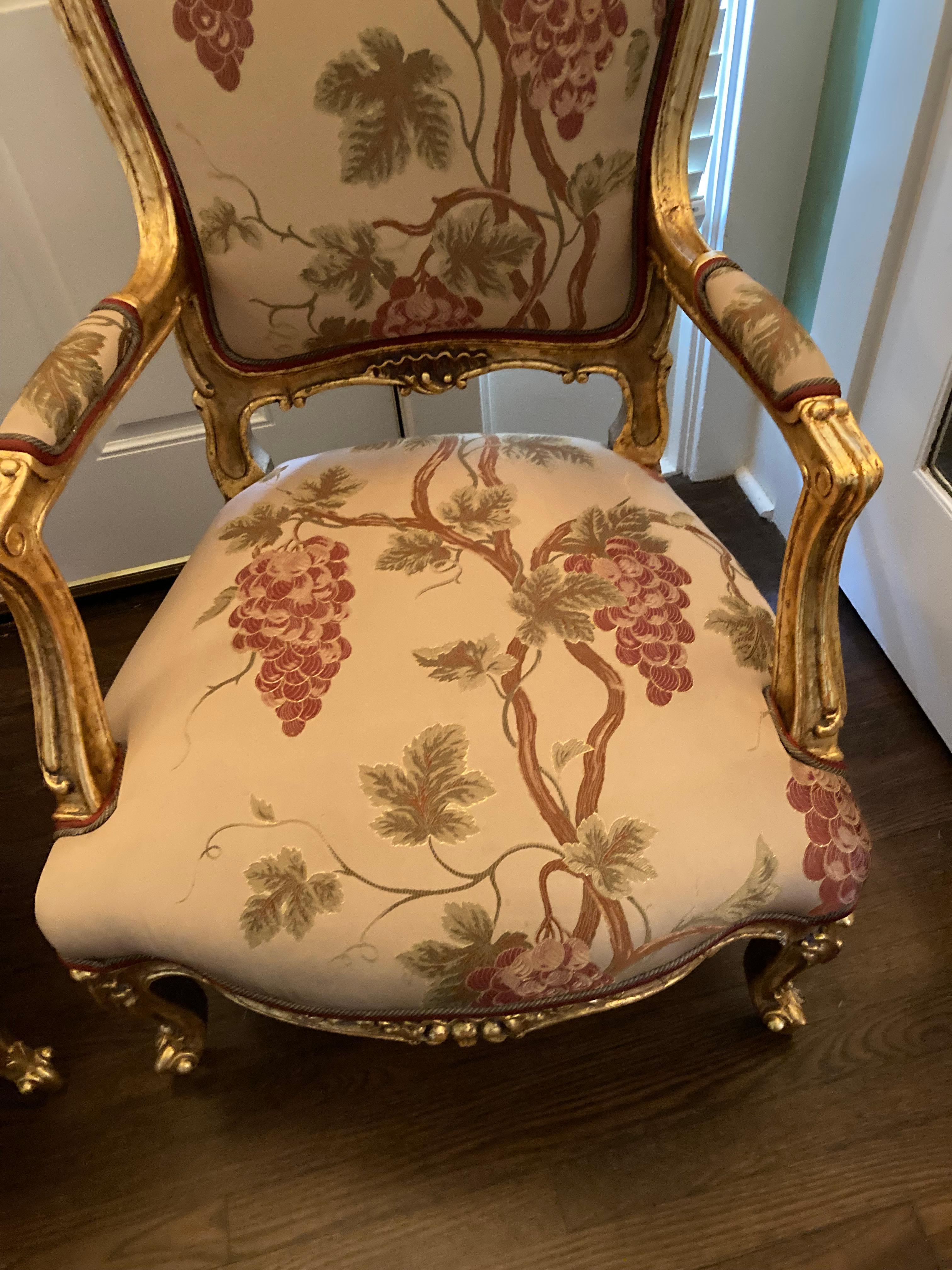 Pair of Early 20th Century French Large Scale Chairs  In Good Condition For Sale In Tacoma, WA
