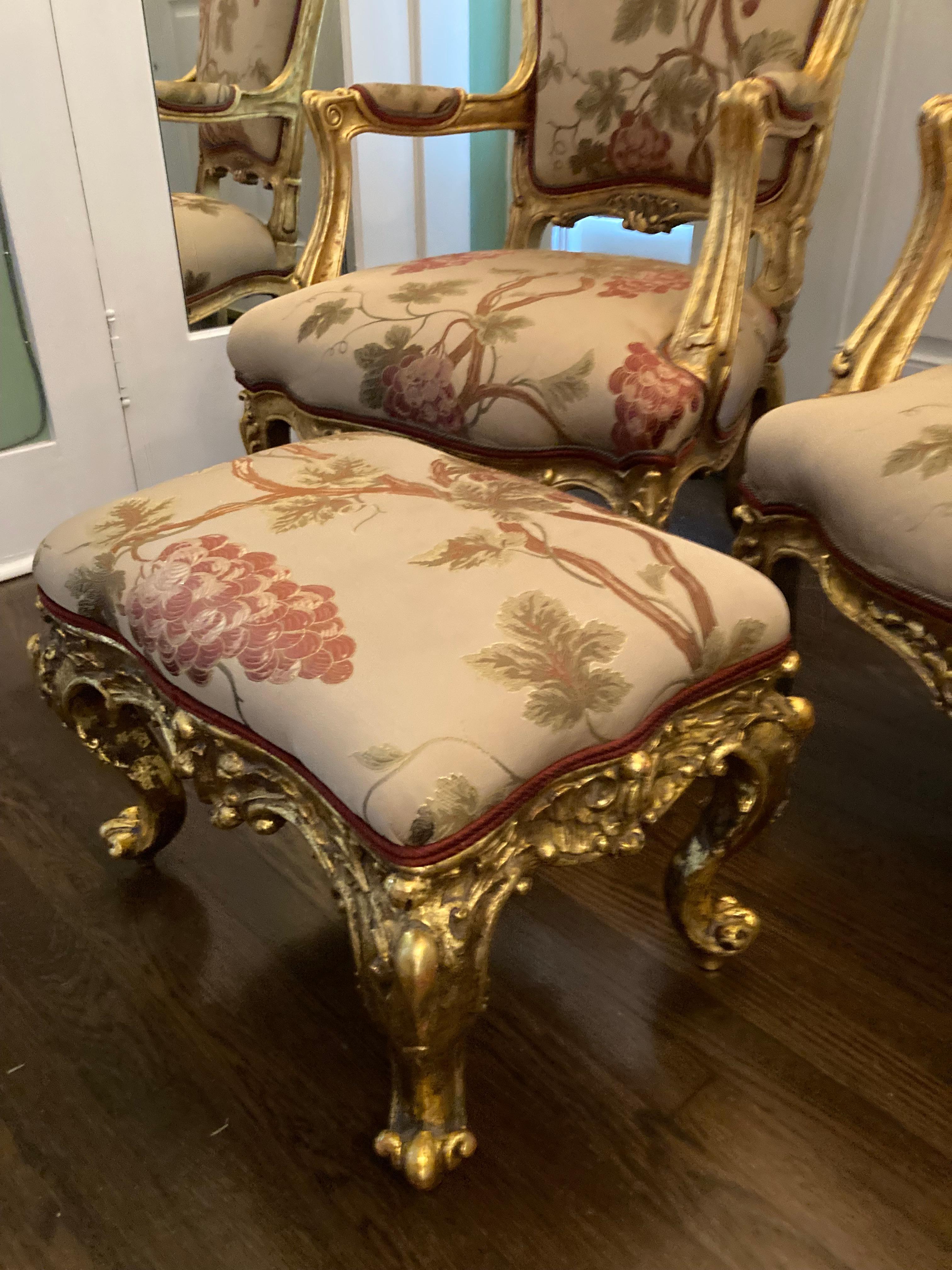 Pair of Early 20th Century French Large Scale Chairs  For Sale 2