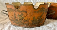 Pair of early 20th Century French Monteith Cachepots With Liners