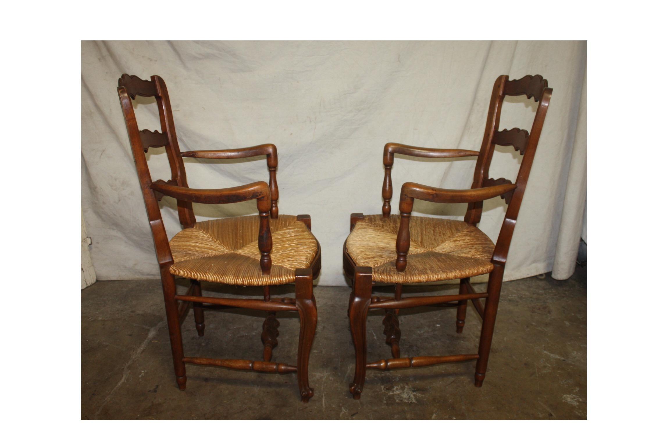 Pair of Early 20th Century French Provencal Armchairs 2