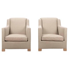Pair of Early 20th Century French Upholstered Armchairs
