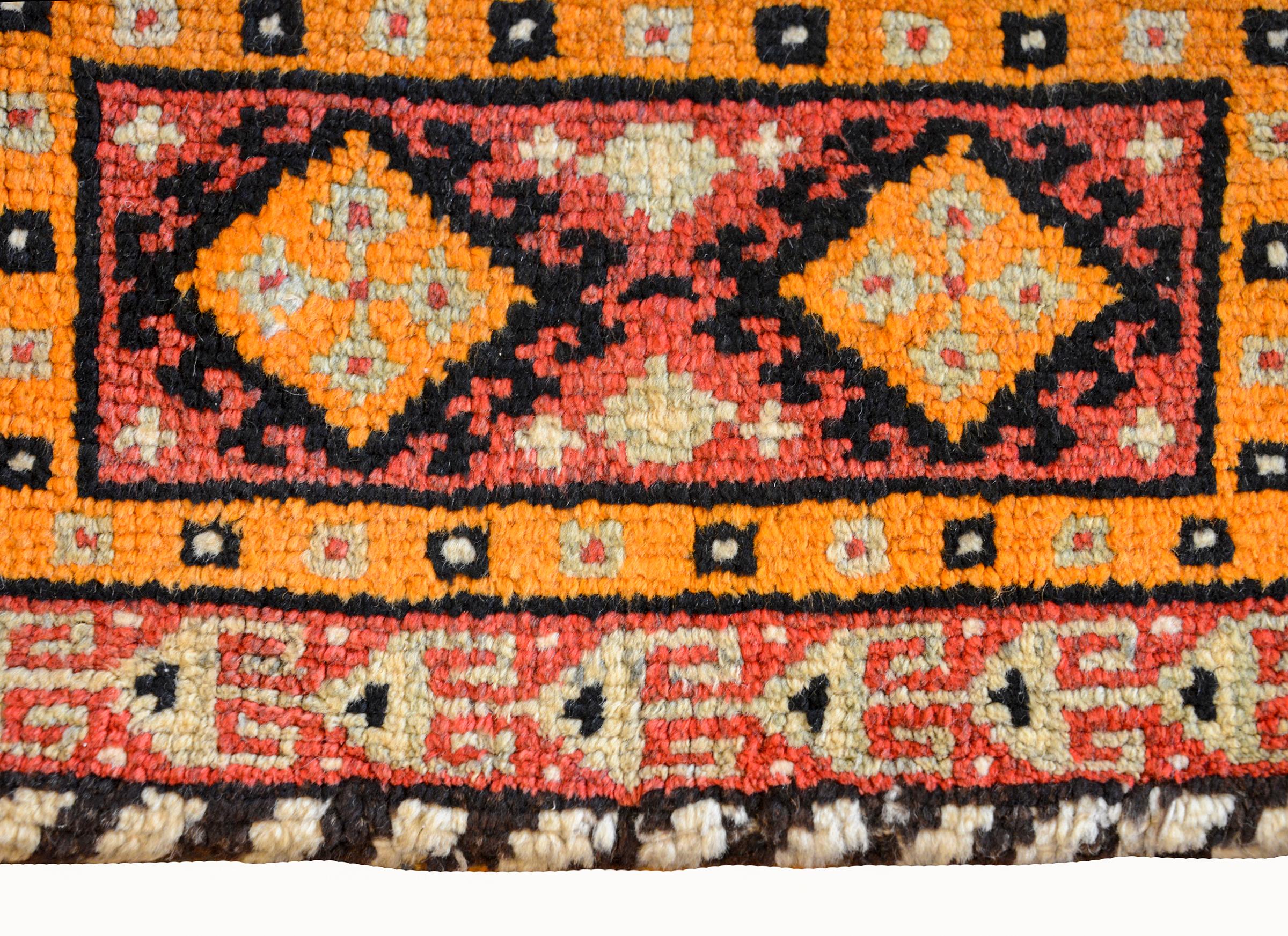 Mid-20th Century Pair of Early 20th Century Gabbeh Grain Bag Rugs For Sale